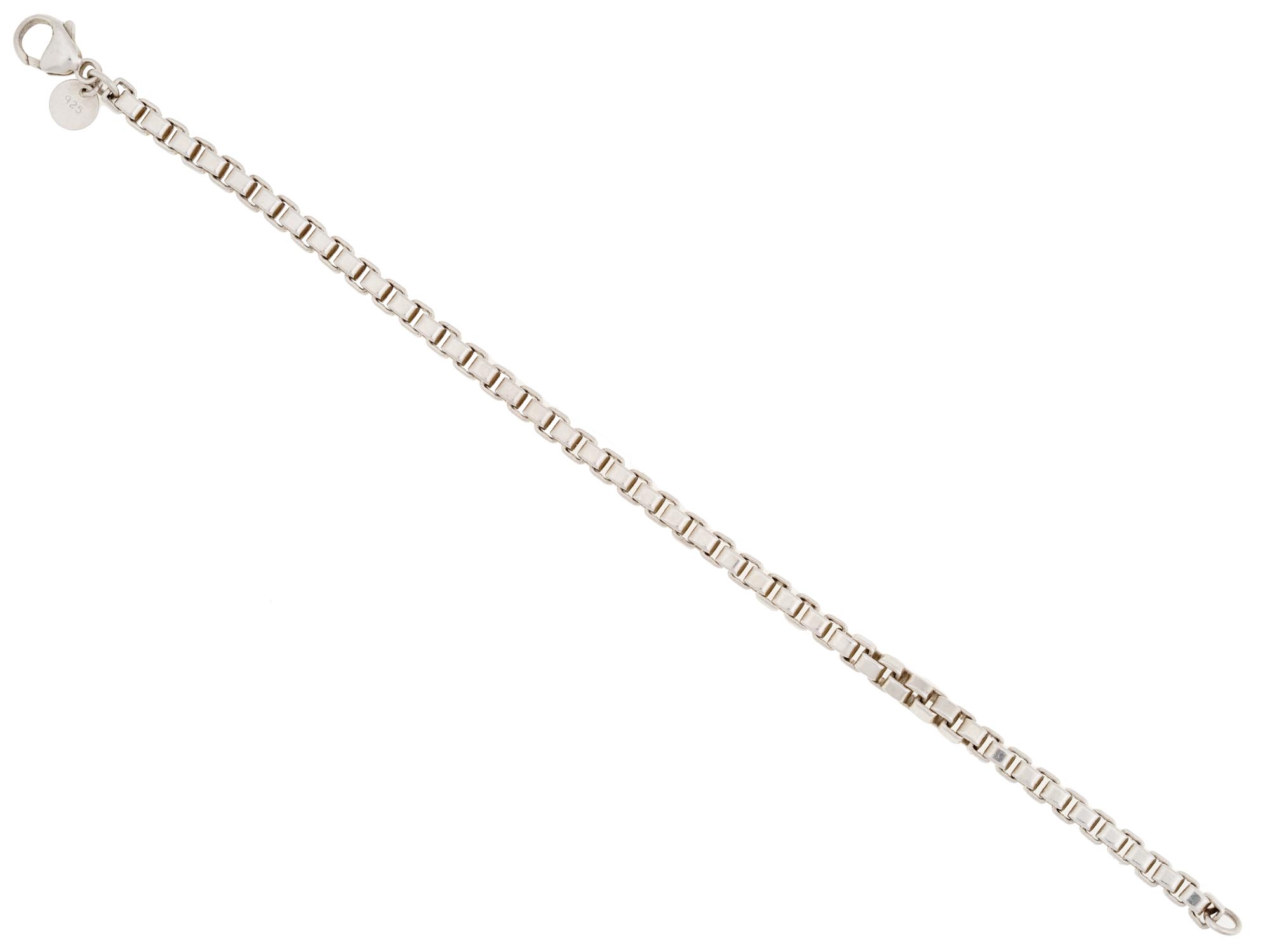 TIFFANY AND CO STERLING SILVER CHAIN BRACELET PIC-1