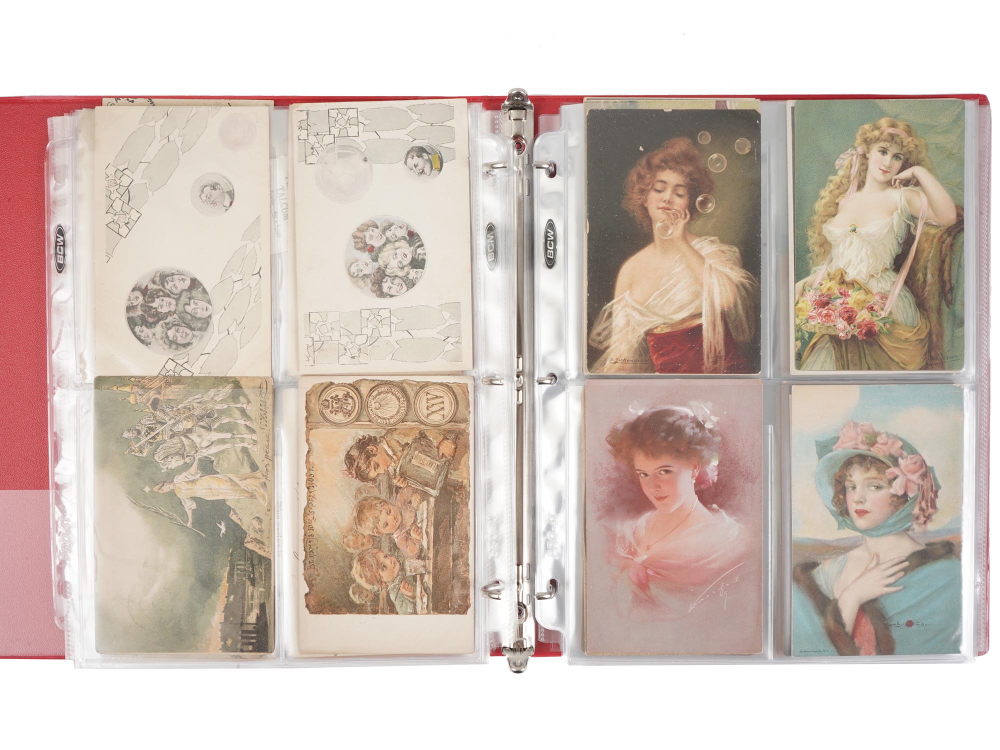 RARE ART NOUVEAU POSTCARDS BY RAPHAEL KIRCHNER PIC-11