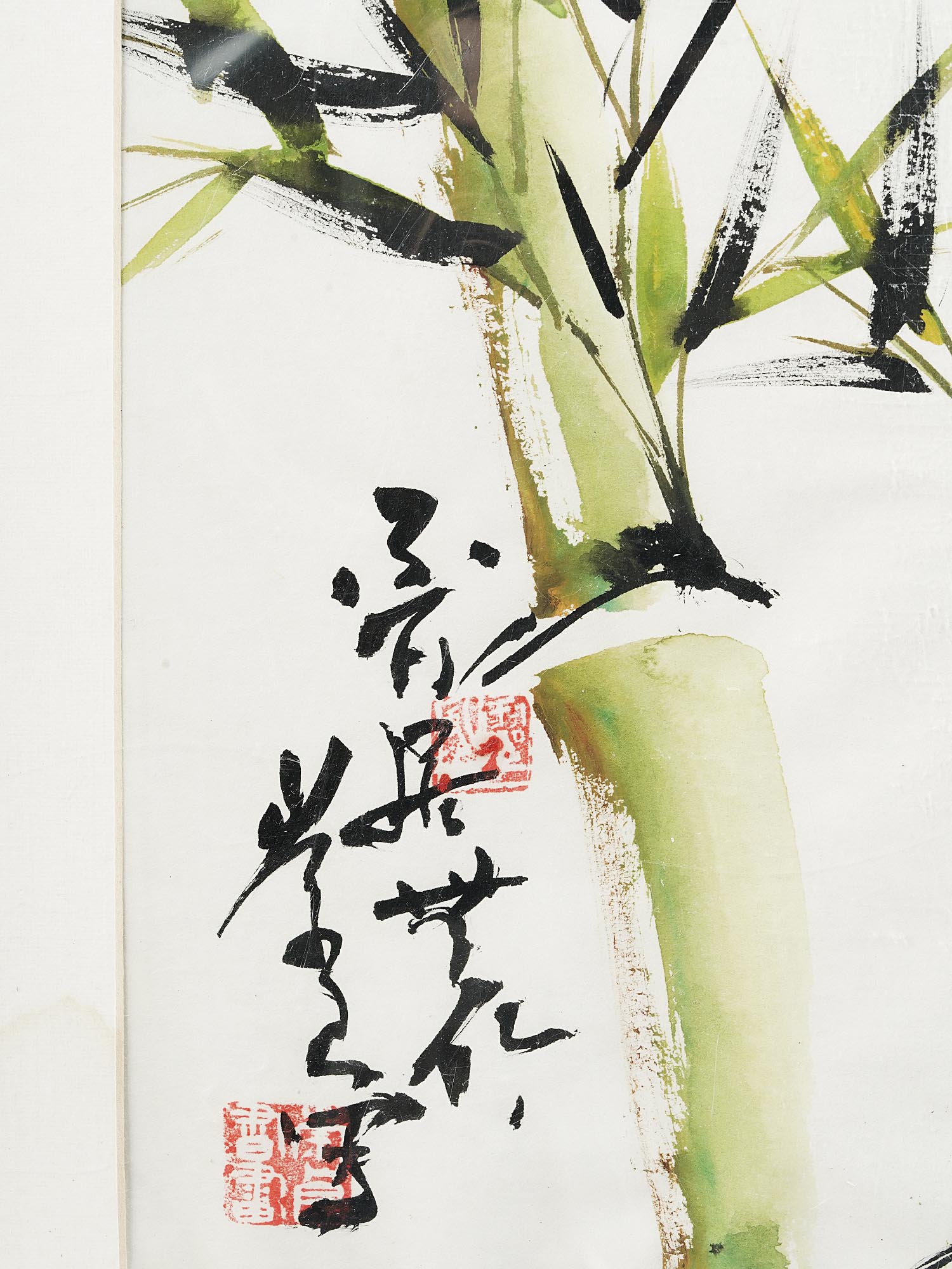 CHINESE INK AND WATERCOLOR PAINTINGS SIGNED PIC-3