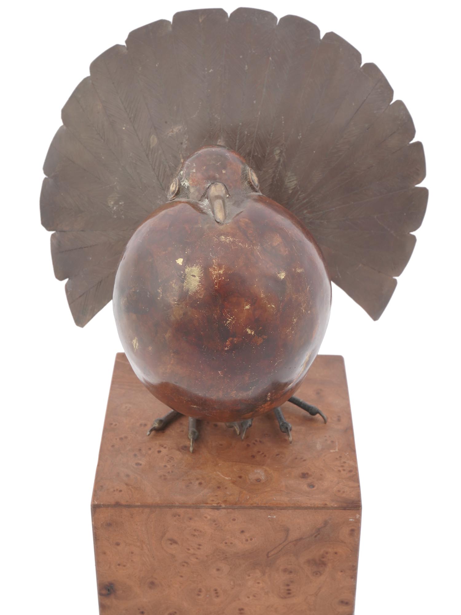 UNIQUE AMERICAN COPPER SCULPTURE BY CHARLES LAMB PIC-2