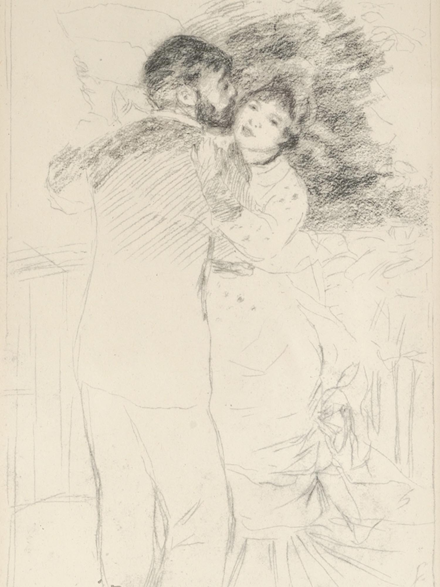 FRENCH DANCE PRINT AFTER PIERRE AUGUSTE RENOIR PIC-1