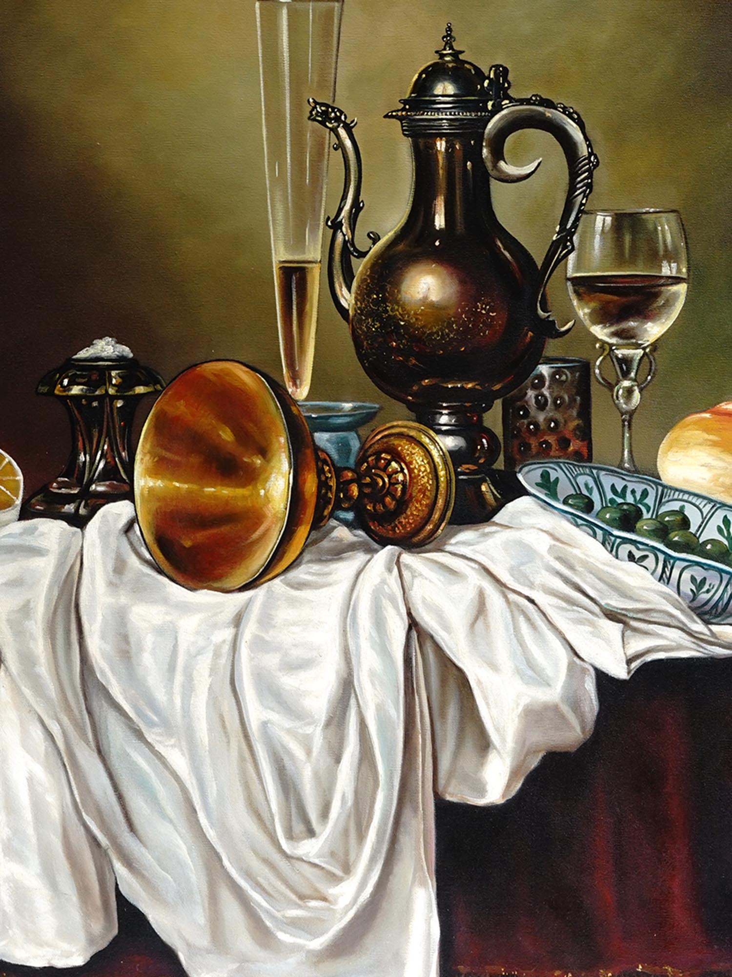 RUSSIAN STILL LIFE OIL PAINTING BY YURI DVORNIK PIC-1