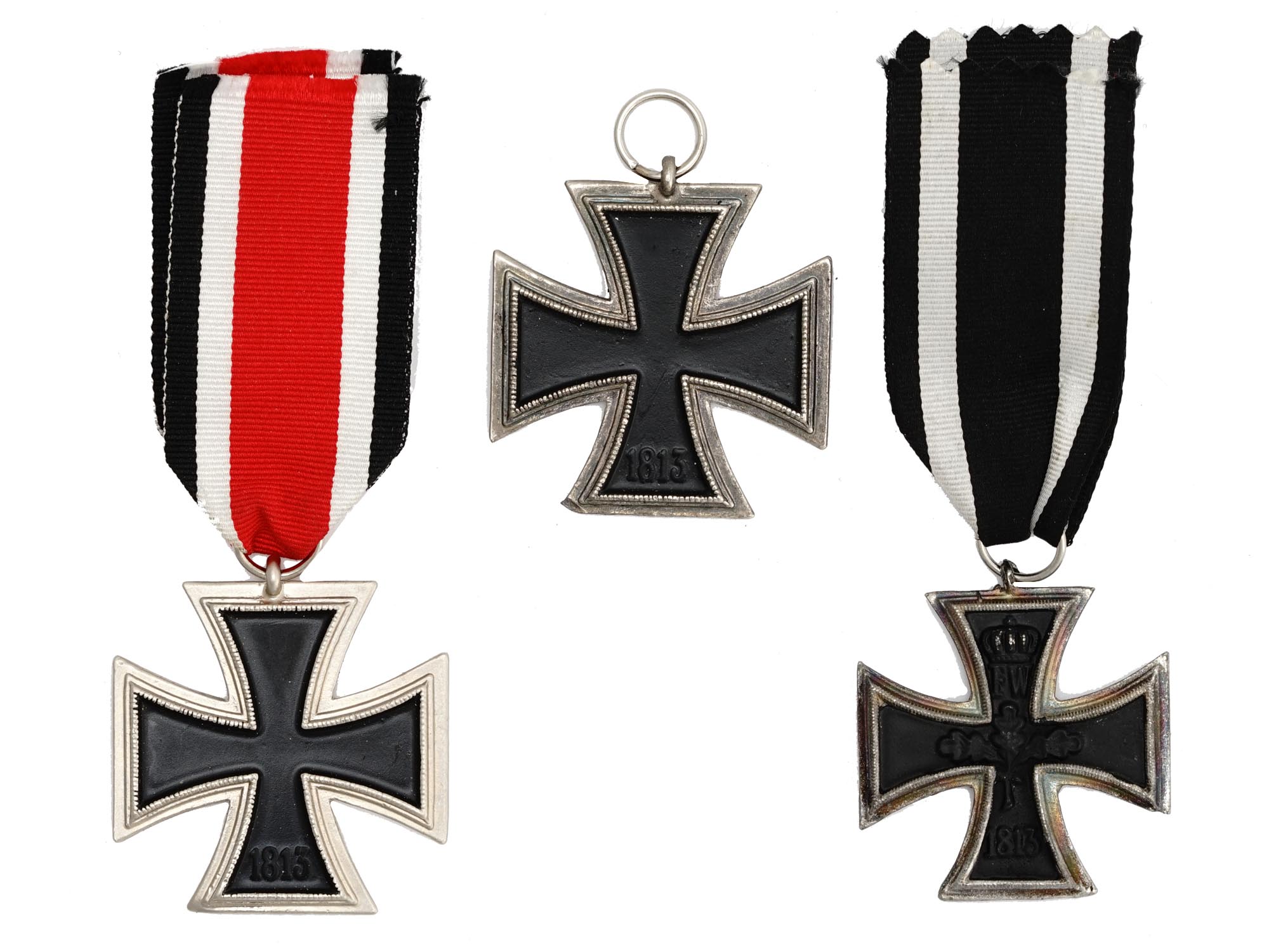 WWI WWII IMPERIAL NAZI GERMAN IRON CROSS RIBBONS PIC-1