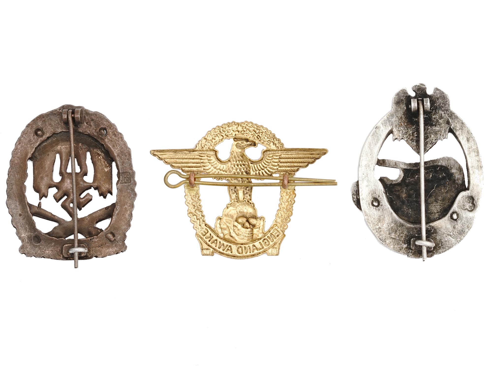 COLLECTION OF WWII NAZI GERMAN THIRD REICH BADGES PIC-1