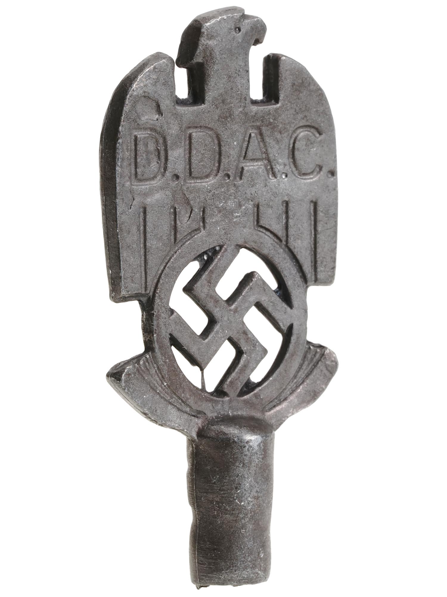 WWII NAZI GERMAN DDAC REICHSADLER FLAG POLE TOP PIC-2