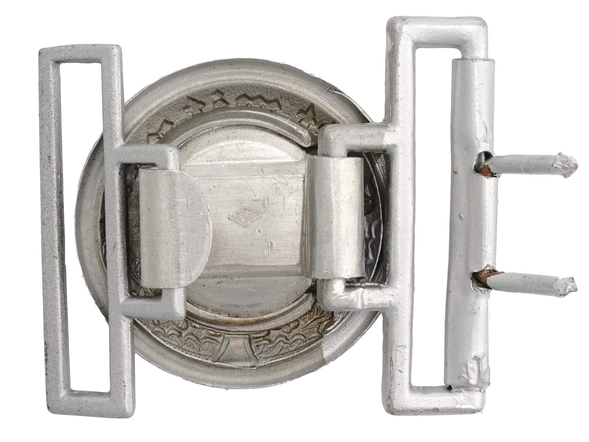 WWII NAZI GERMAN POLICE OFFICERS BELT BUCKLE PIC-1