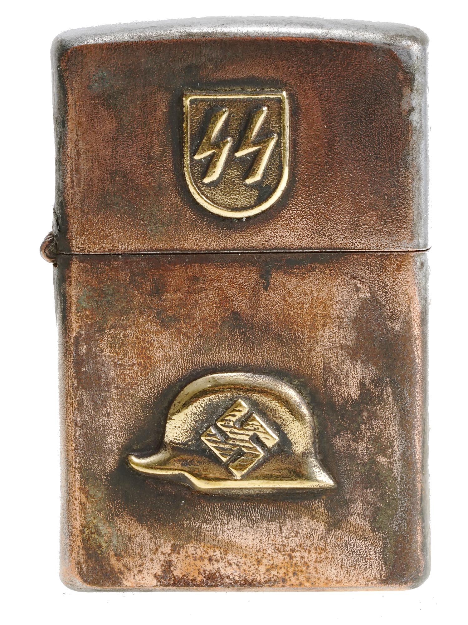 WWII NAZI GERMAN WAFFEN SS CIGARETTE LIGHTER PIC-1