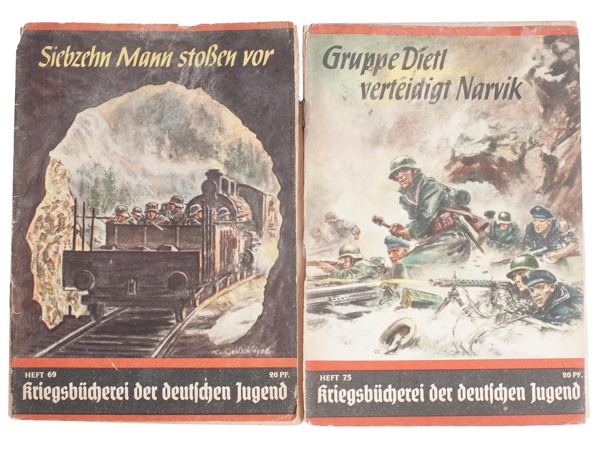 WWII GERMAN PROPAGANDA BOOKS FOR YOUTH, 14 PCS PIC-3