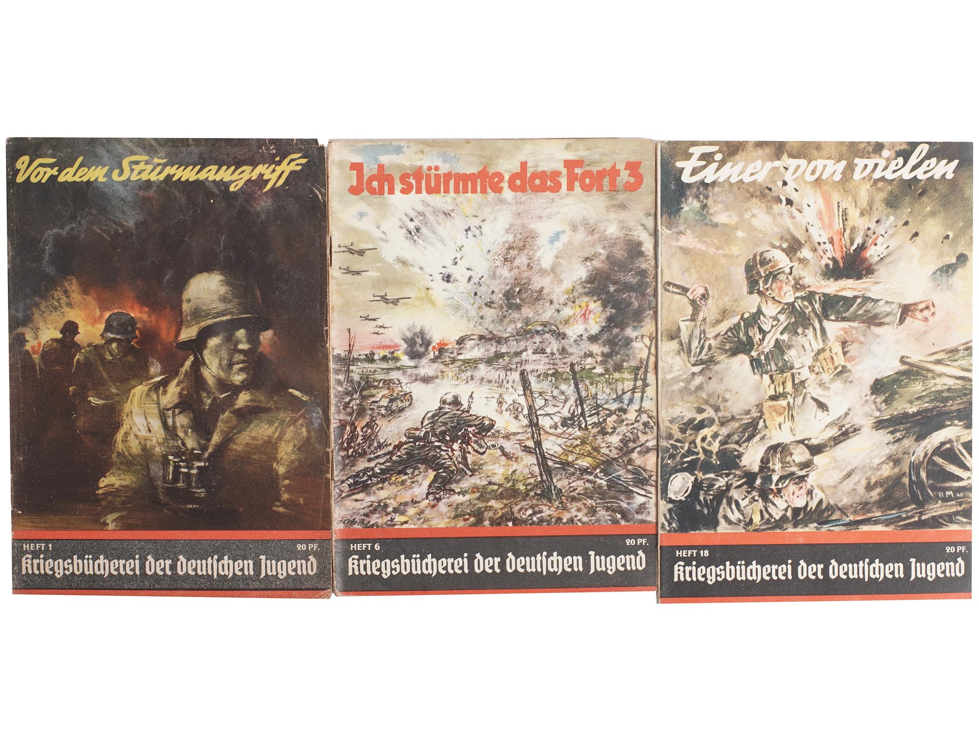 WWII GERMAN PROPAGANDA BOOKS FOR YOUTH, 14 PCS PIC-2