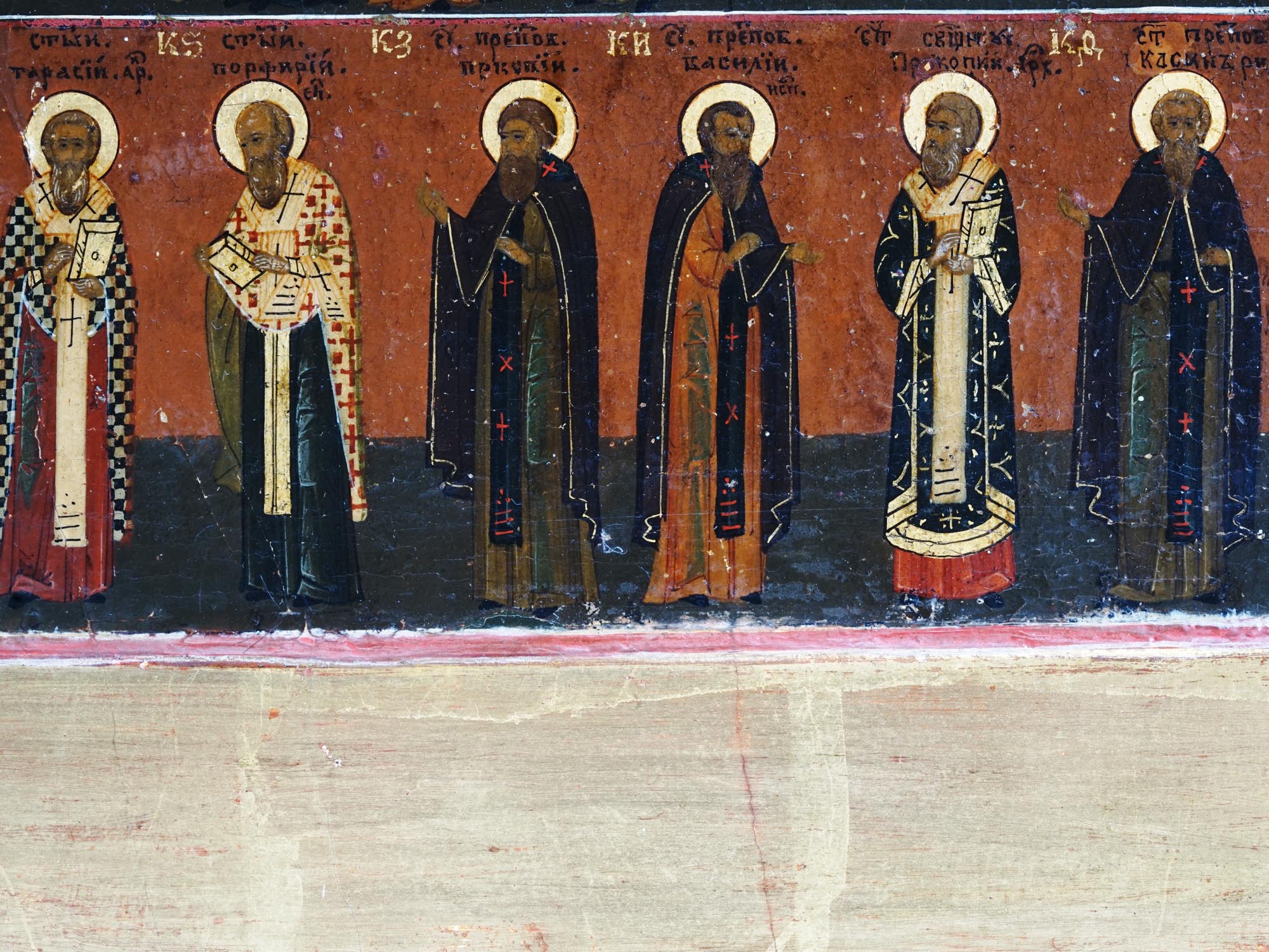 ANTIQUE RUSSIAN ORTHODOX ICON FEBRUARY MENAION PIC-4