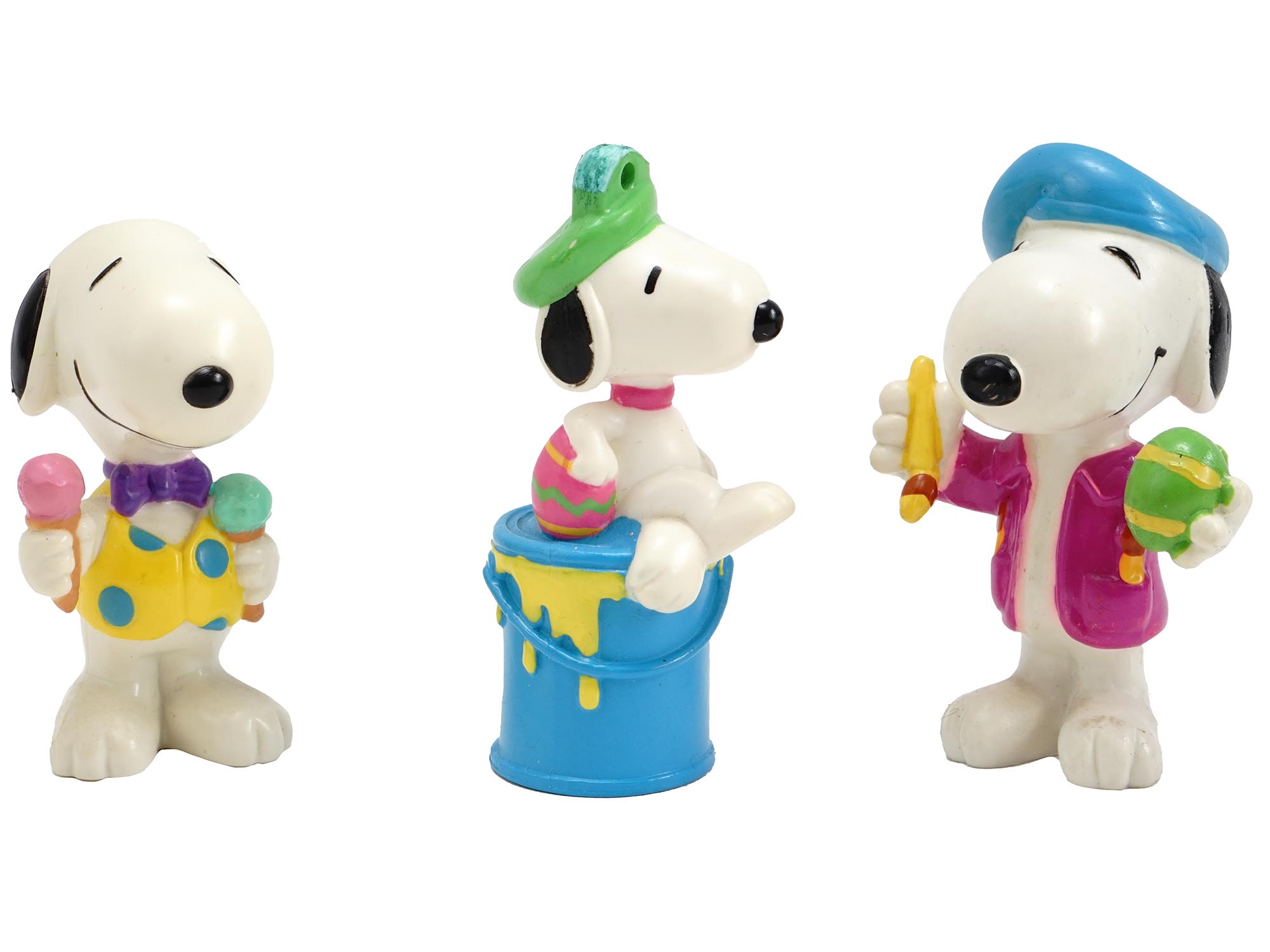 FULL EASTER SNOOPY COLLECTION WITH A DISPLAY CASE PIC-3