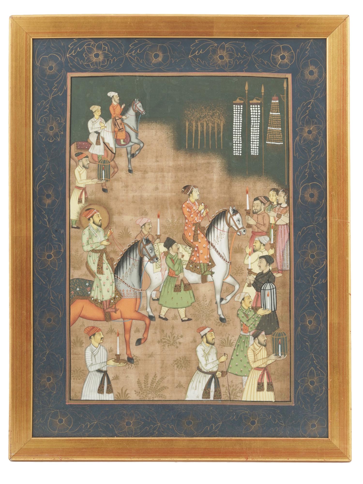 INDIAN MUGHAL MINIATURE PAINTING FROM PADSHAHNAMA