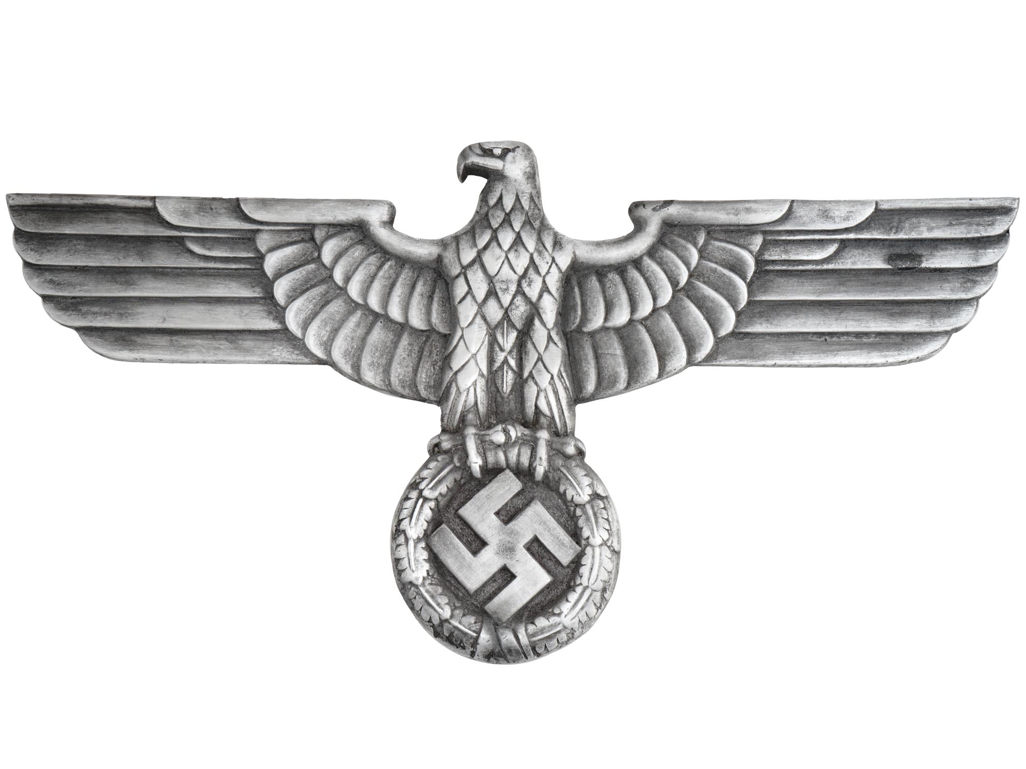 LARGE WWII GERMAN THIRD REICH RAILWAY TRAIN EAGLE PIC-0