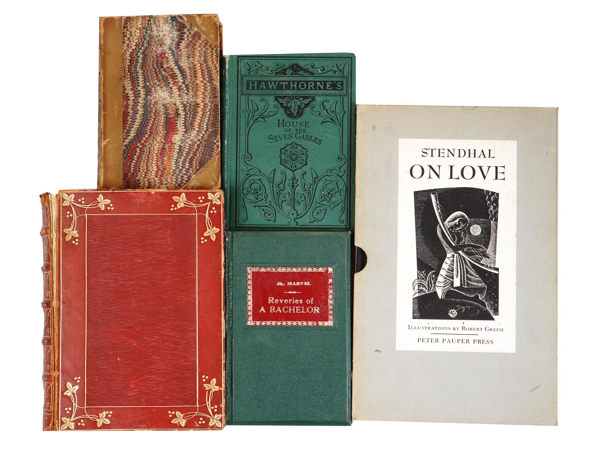 ANTIQUE NOVELS AND POETRY BOOKS WITH BOOKPLATES PIC-0