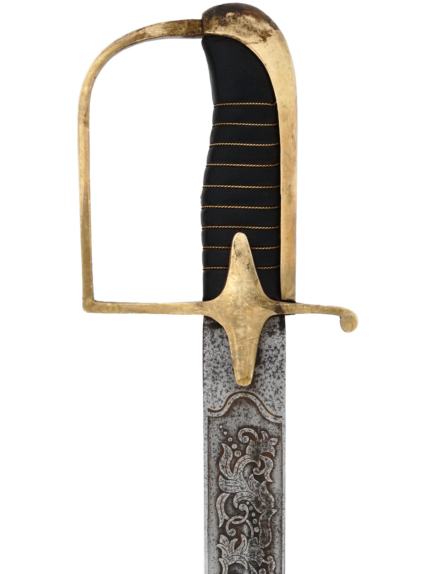 A POLISH ETCHED HONOR AND HOMELAND CAVALERY SWORD PIC-2