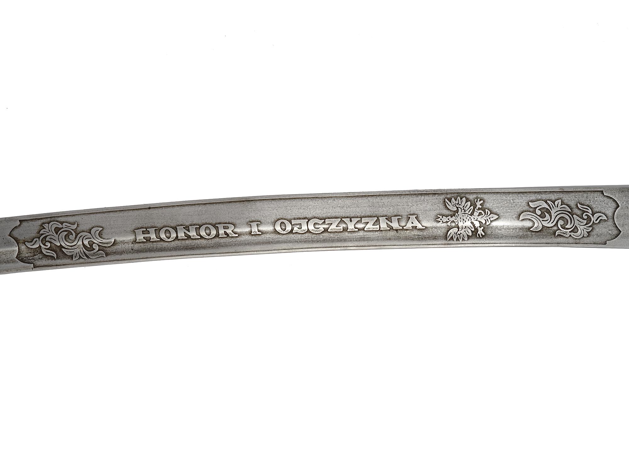 A POLISH HONOR AND HOMELAND ETCHED SWORD BY BUROWSKI PIC-3