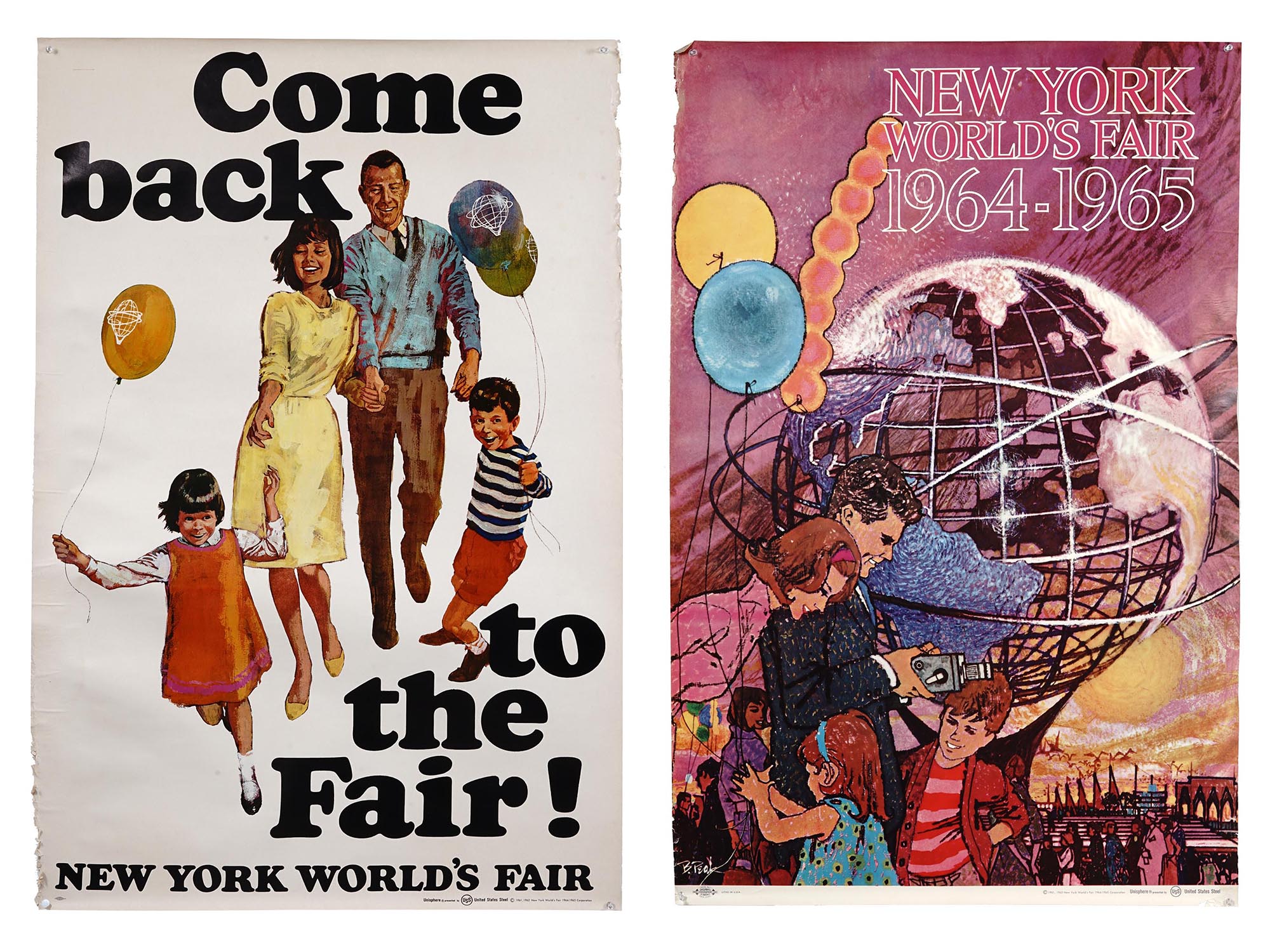 1964 NEW YORK WORLDS FAIR POSTERS BY ROBERT PEAK PIC-0