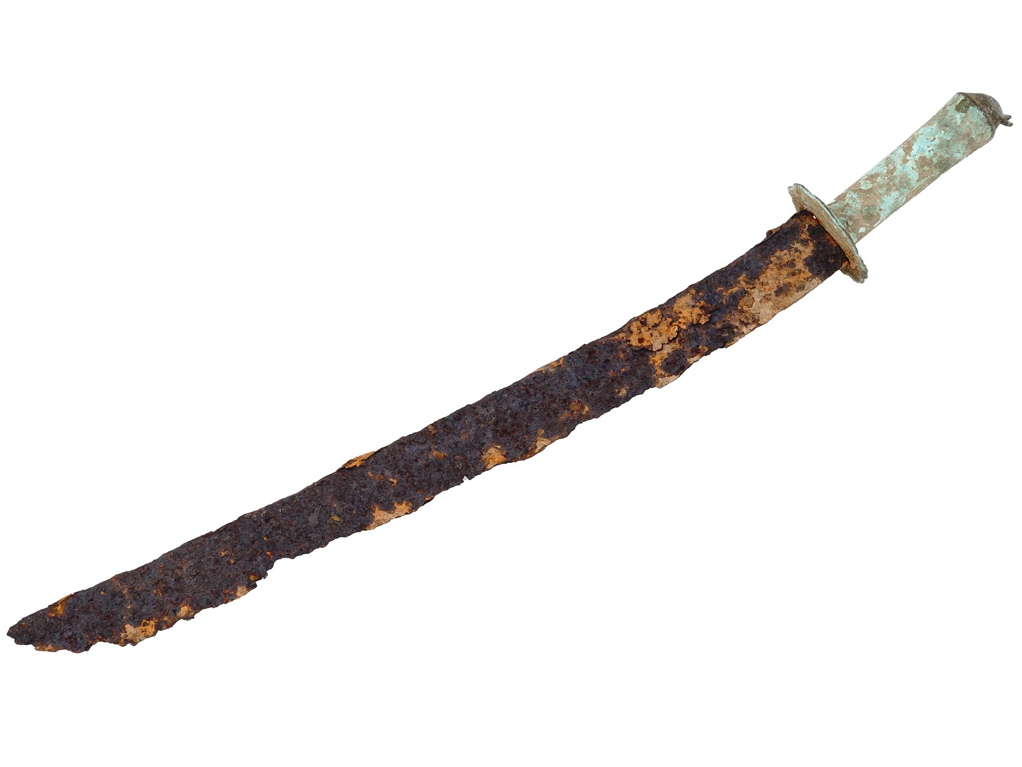 ANCIENT CHINESE QIN DYNASTY IRON SWORD PIC-0