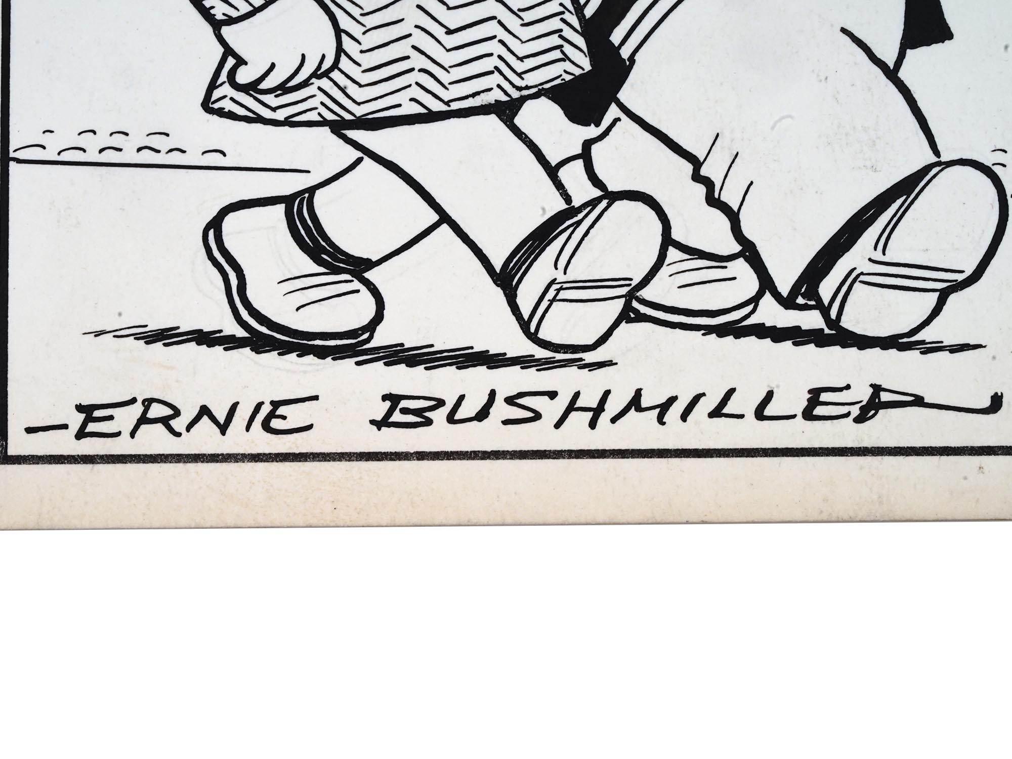 ORIGINAL COMIC STRIP DRAWING BY ERNIE BUSHMILLER PIC-5