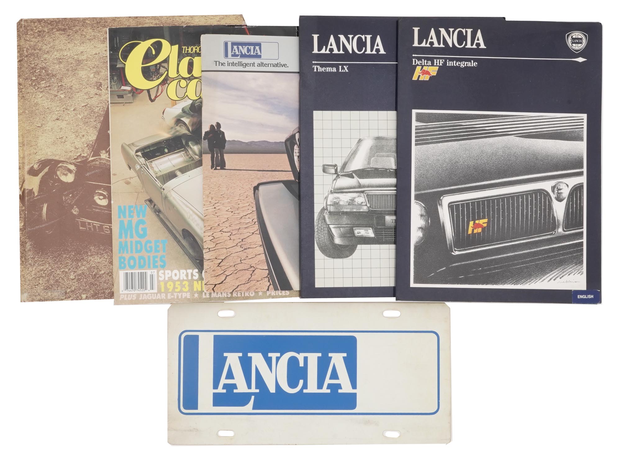 VINTAGE CAR MAGAZINE LANCIA MANUALS WITH PHOTOS PIC-0