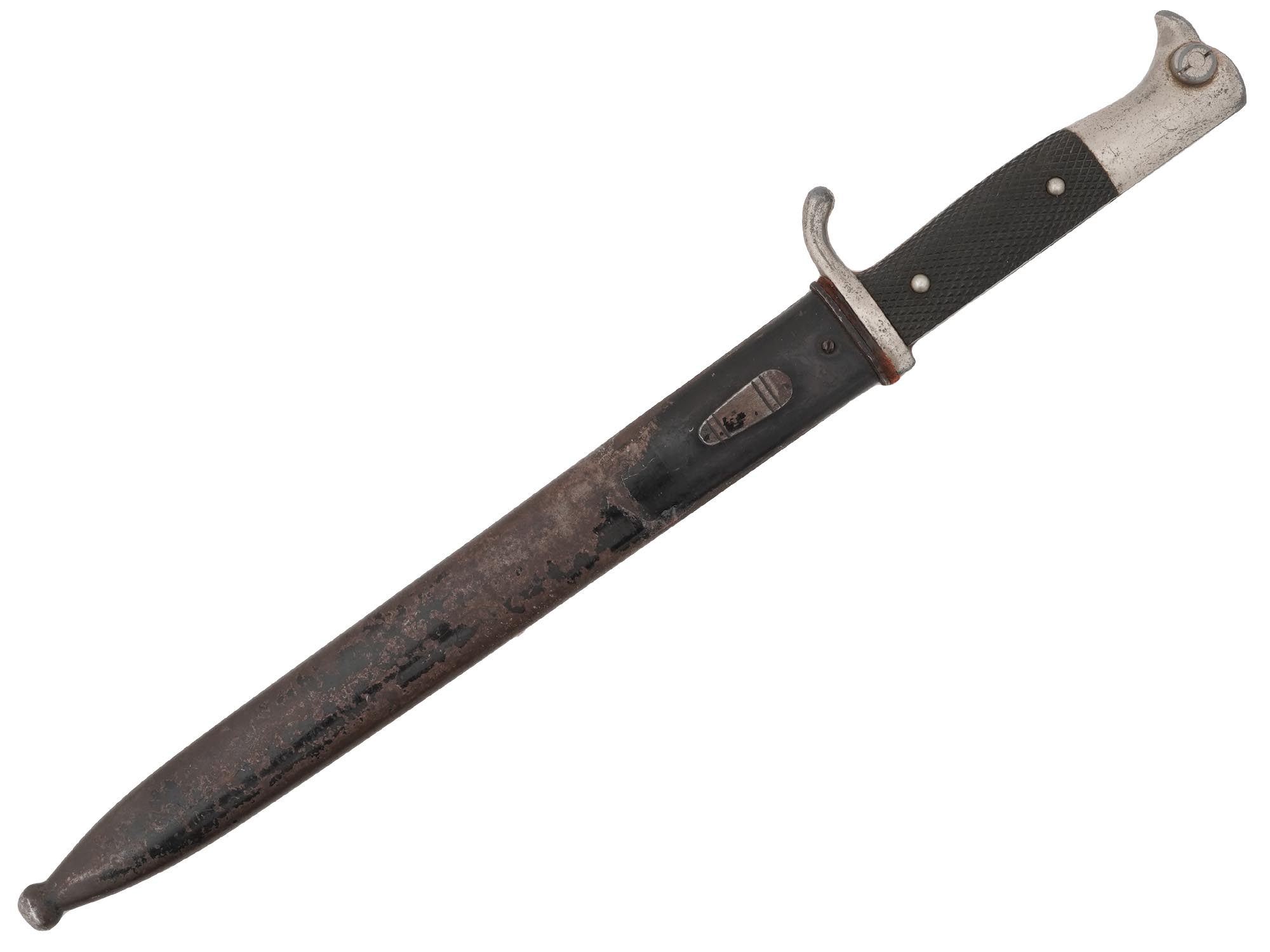 WWII NAZI GERMAN CLOSE COMBAT KNIFE IN SHEATH PIC-2