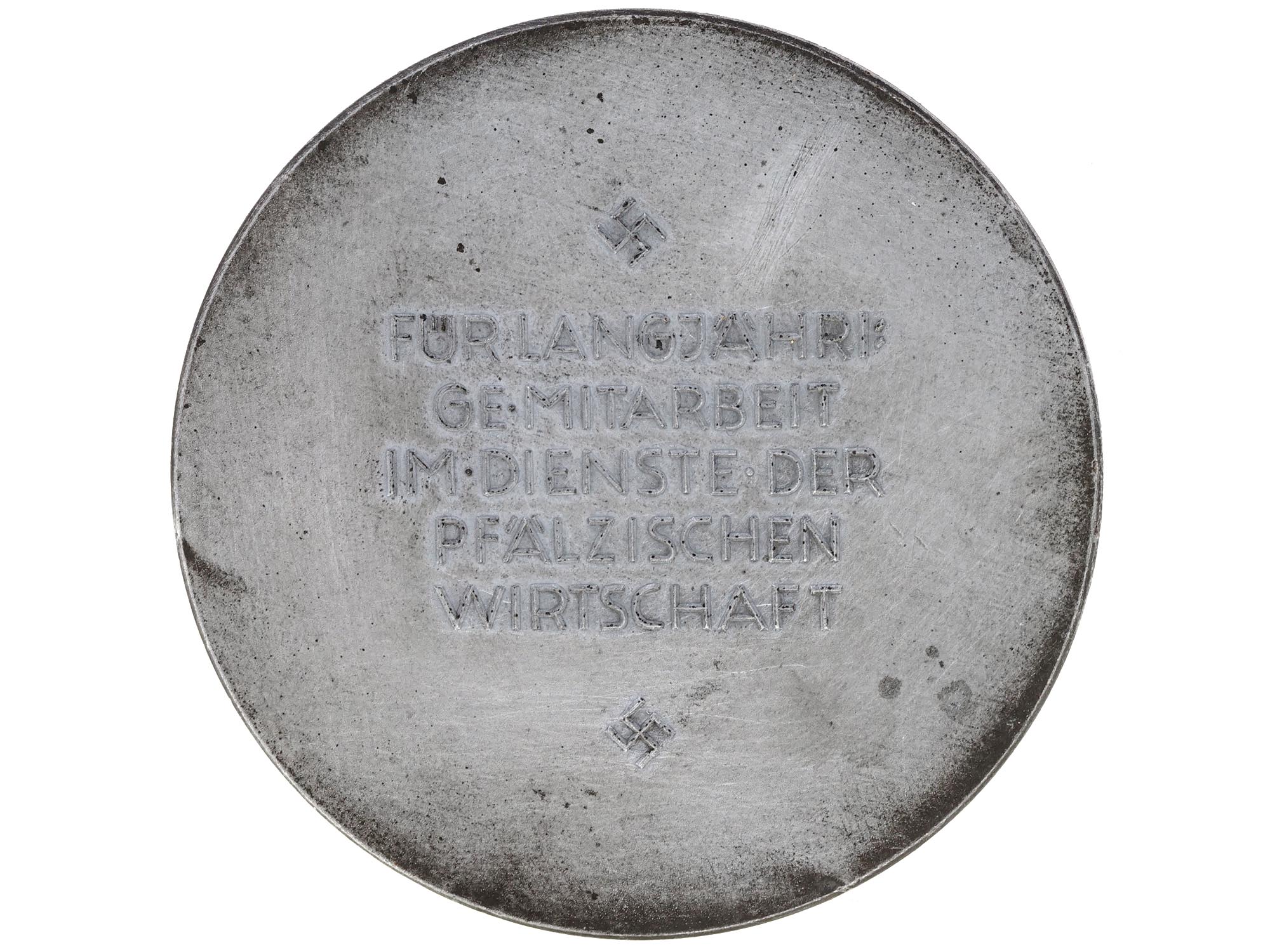 WWII NAZI GERMAN PFALZISCHE WIRTSCHAFT MEDAL PIC-2