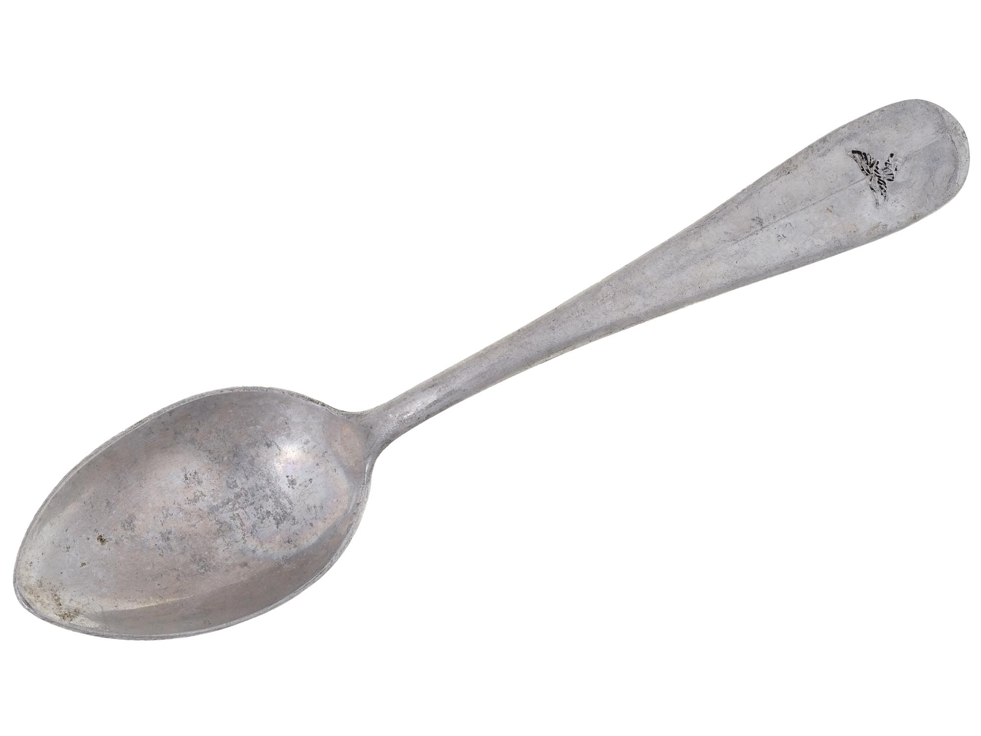 WWII NAZI GERMAN LUFTWAFFE ALUMINUM TEASPOON PIC-1