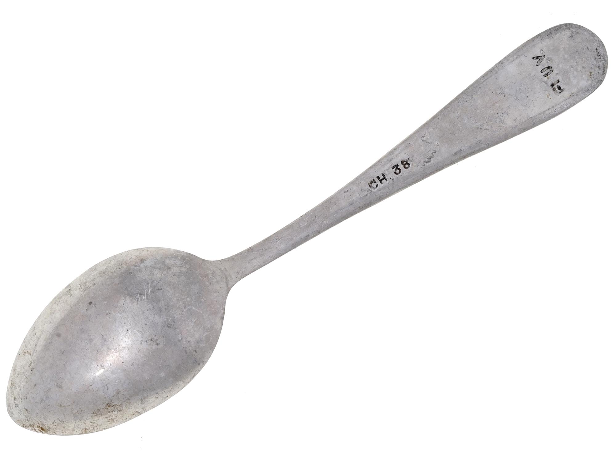 WWII NAZI GERMAN LUFTWAFFE ALUMINUM TEASPOON PIC-2