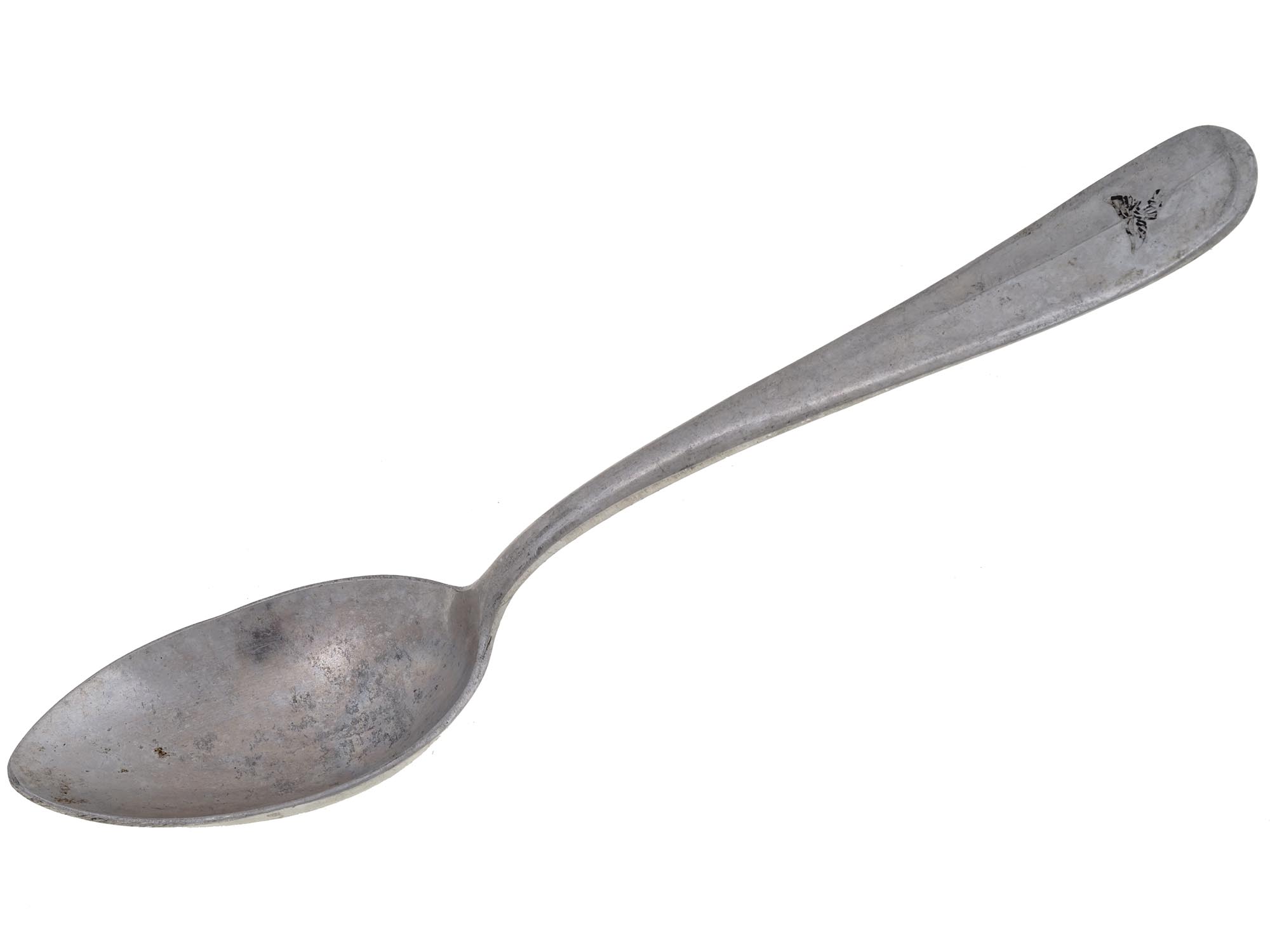 WWII NAZI GERMAN LUFTWAFFE ALUMINUM TEASPOON PIC-0