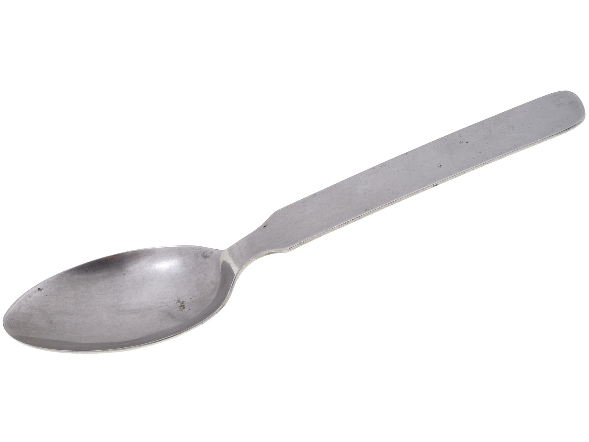 WWII NAZI GERMAN THIRD REICH ALUMINUM TABLE SPOON PIC-2