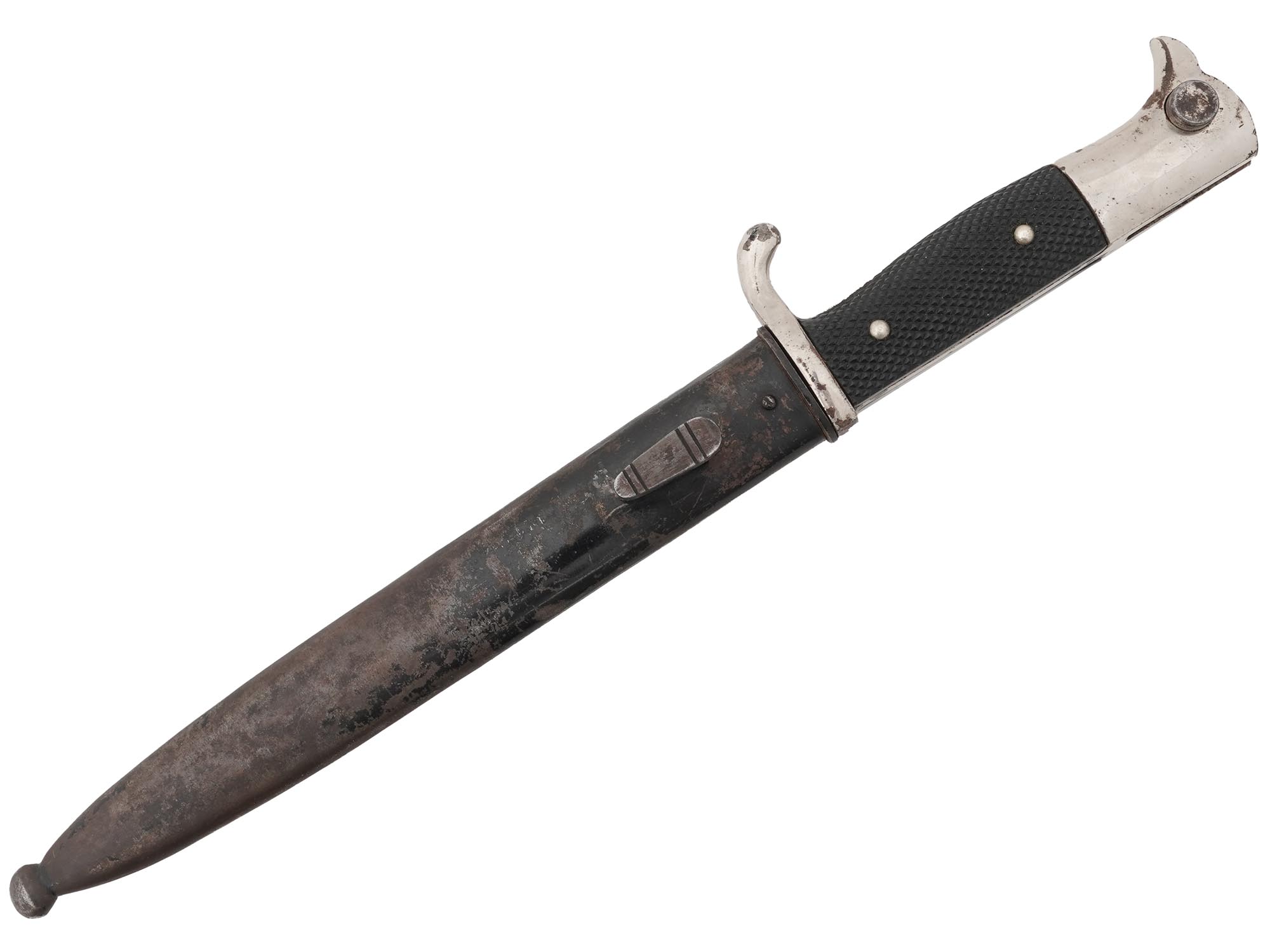 WWII NAZI GERMAN CLOSE COMBAT KNIFE IN SHEATH PIC-0