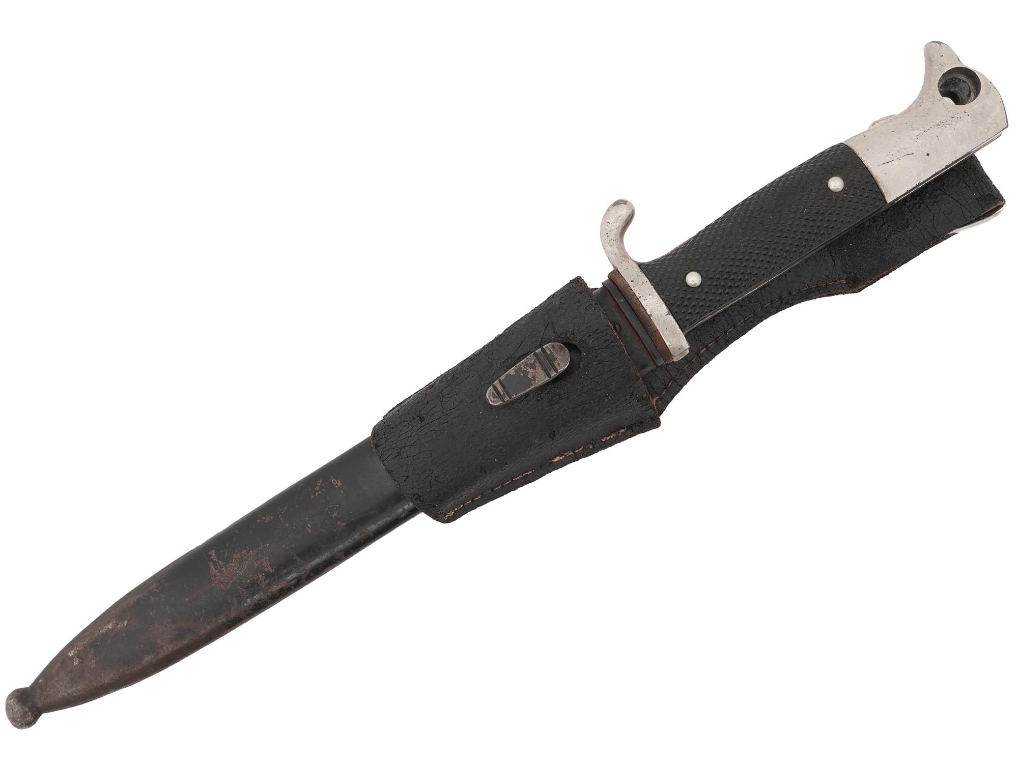 WWII NAZI GERMAN CLOSE COMBAT KNIFE IN SHEATH PIC-2