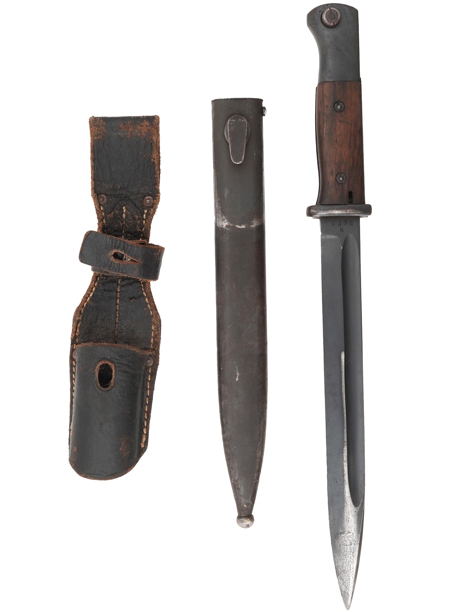 WWII NAZI GERMAN BAYONET IN SHEATH PIC-1