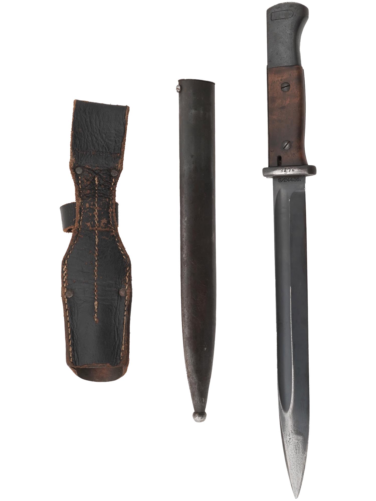 WWII NAZI GERMAN BAYONET IN SHEATH PIC-0