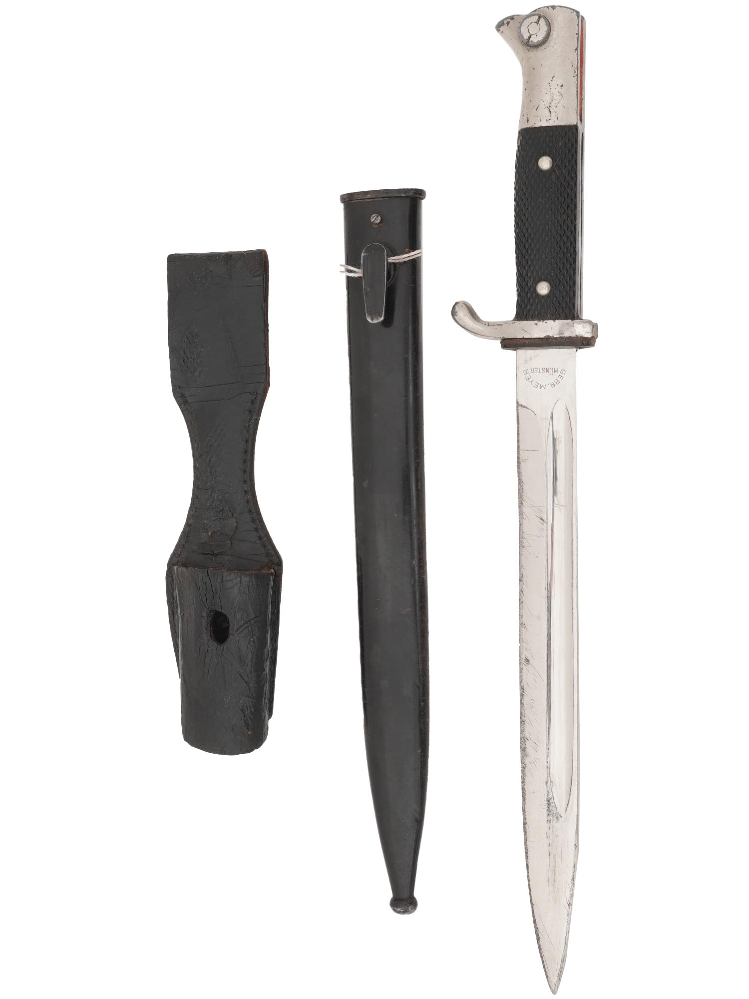 WWII NAZI GERMAN BAYONET IN SHEATH PIC-1