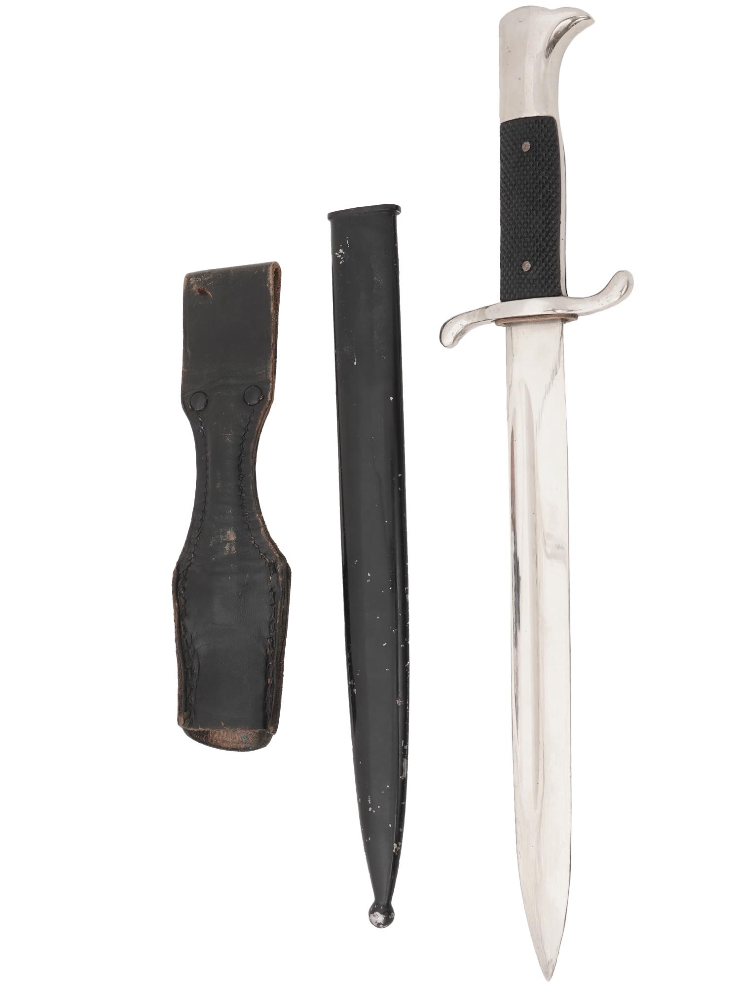 WWII NAZI GERMAN BAYONET IN SHEATH PIC-0