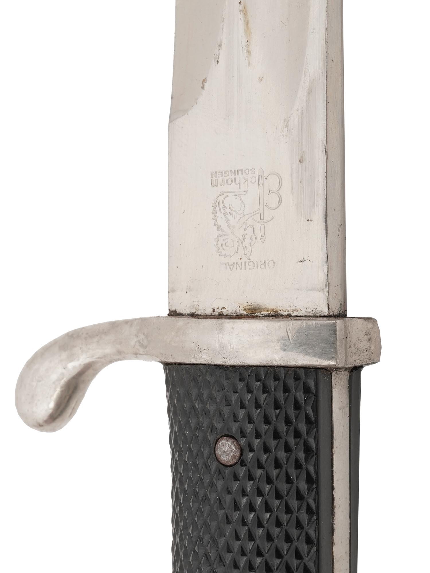 WWII NAZI GERMAN BAYONET KNIFE IN SHEATH PIC-7