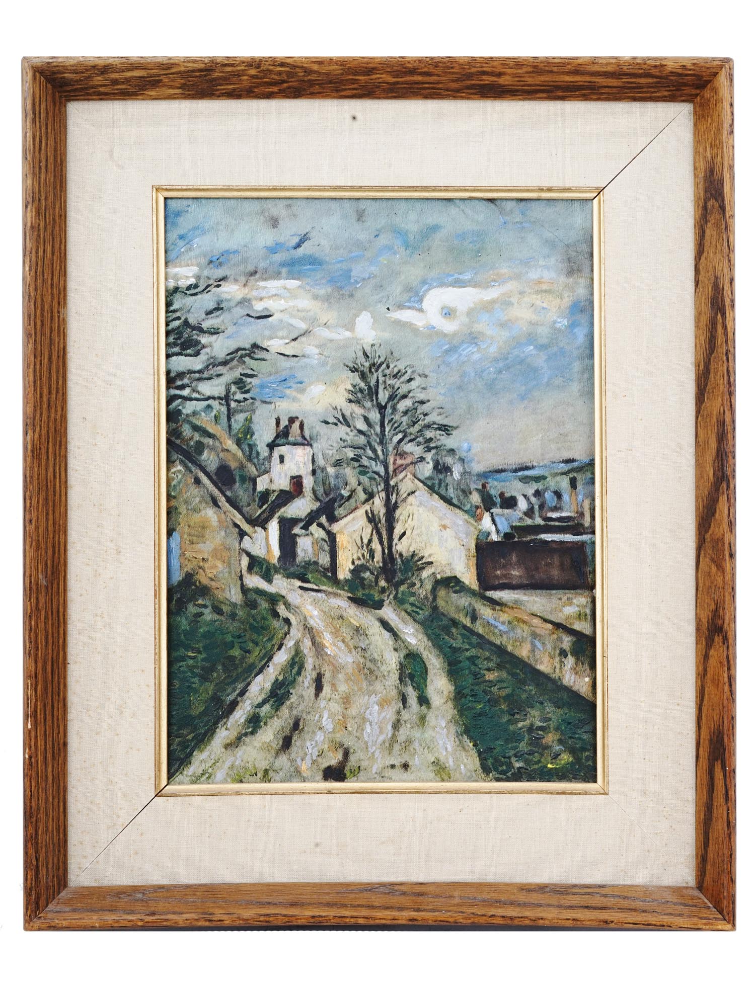 HAND COLORED IMPRESSIONIST PRINT AFTER SEZANNE