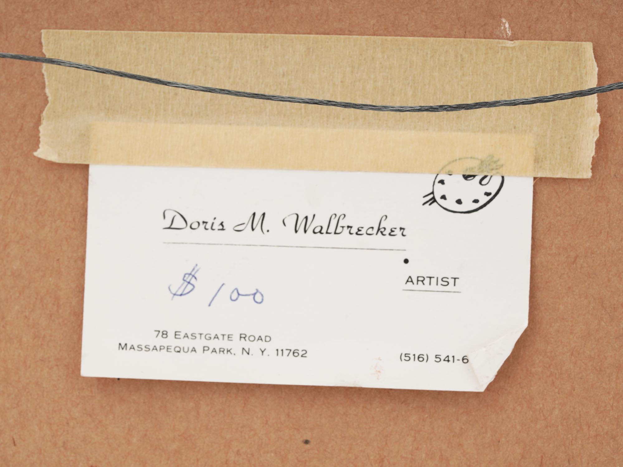 DORIS WALBRECKER MID CENTURY WATERCOLOR PAINTING PIC-4