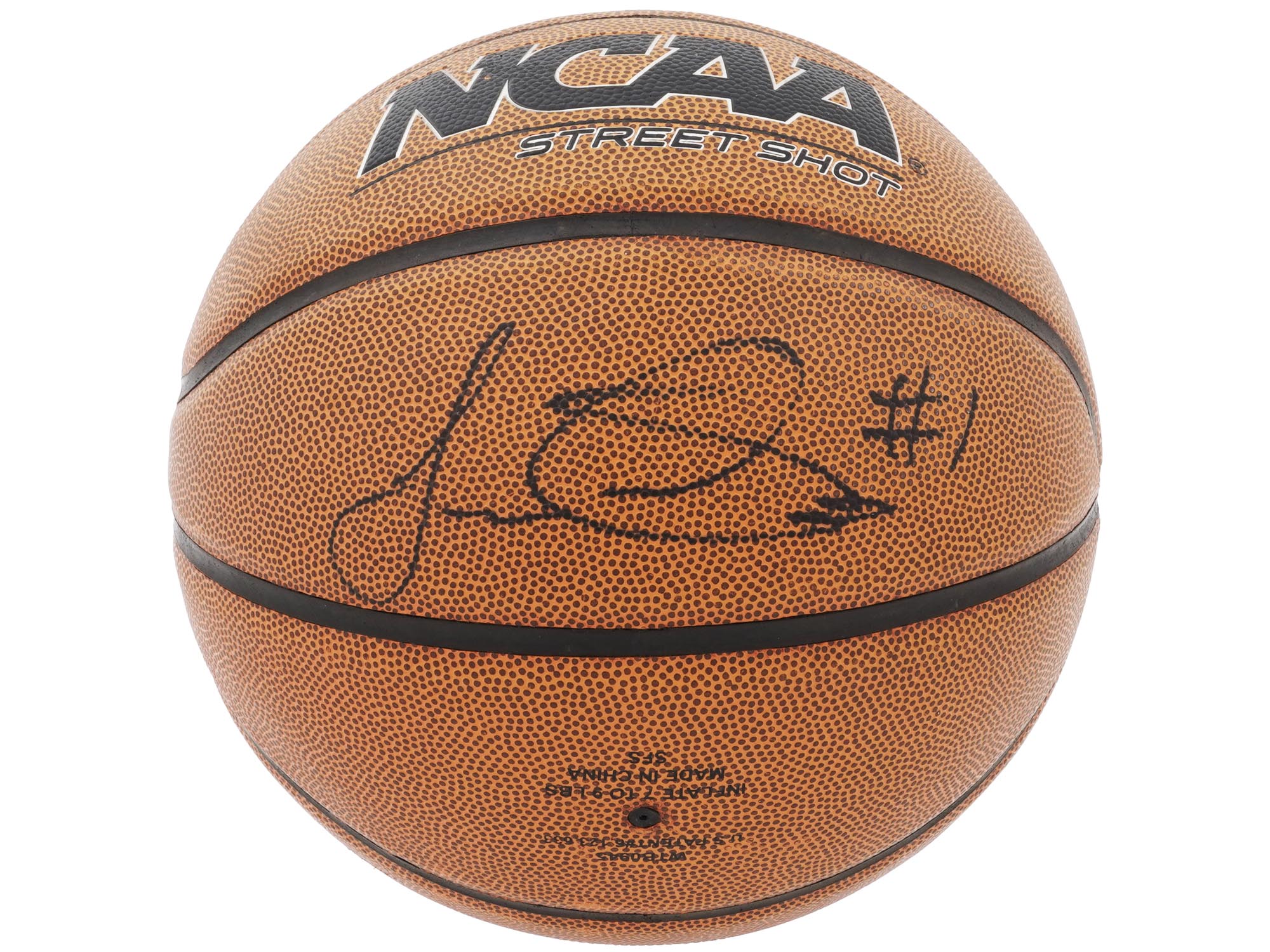 WILSON NCAA STREET SHOT BASKETBALL BALL SIGNED PIC-0