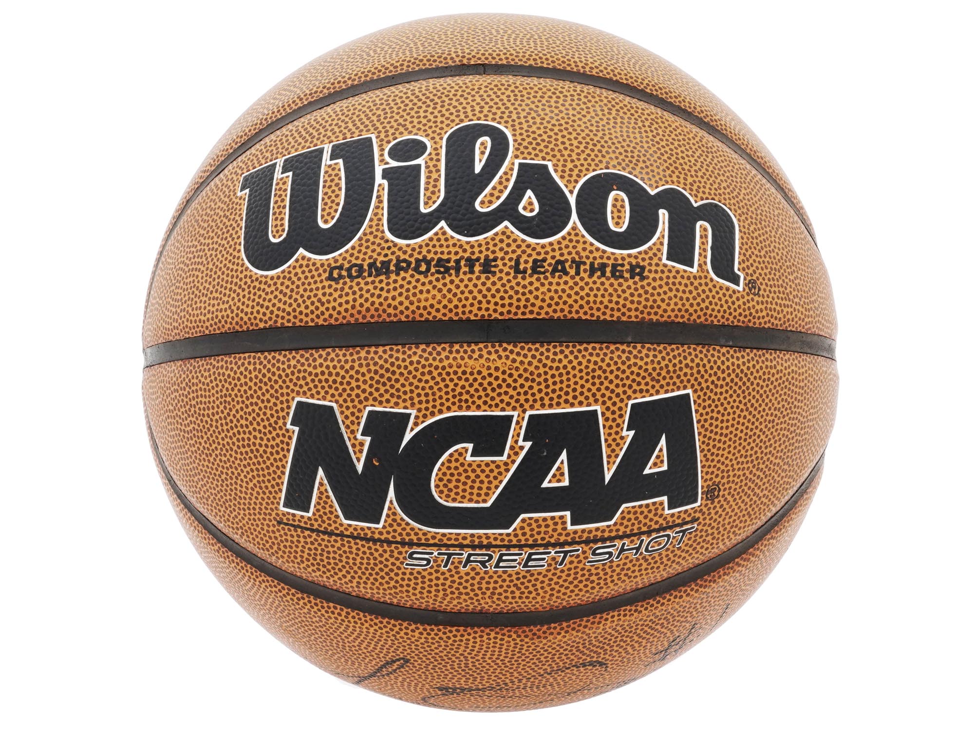 WILSON NCAA STREET SHOT BASKETBALL BALL SIGNED PIC-1
