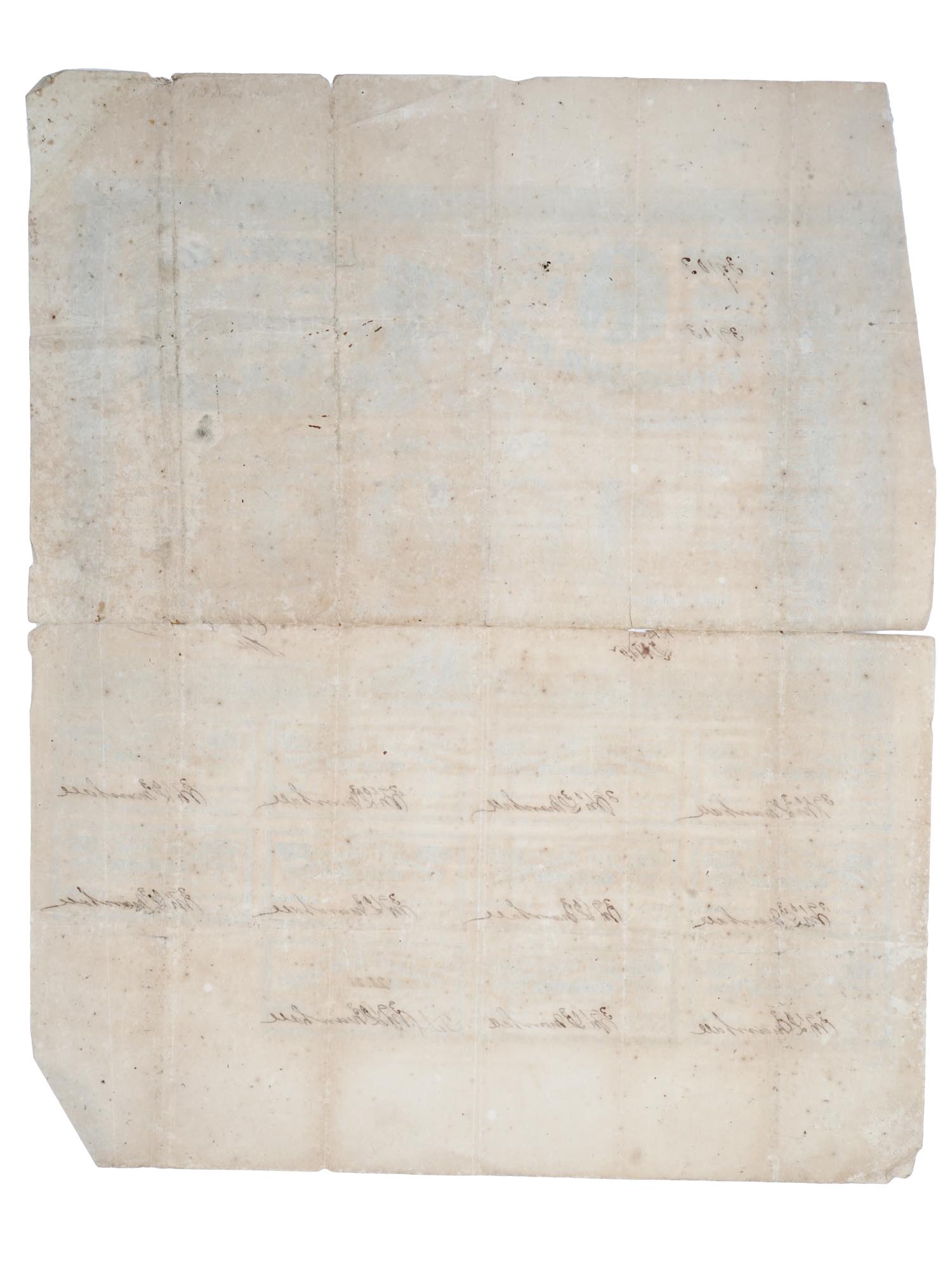 CIVIL WAR ERA CONFEDERATE STATES LOAN BOND SHEET PIC-1