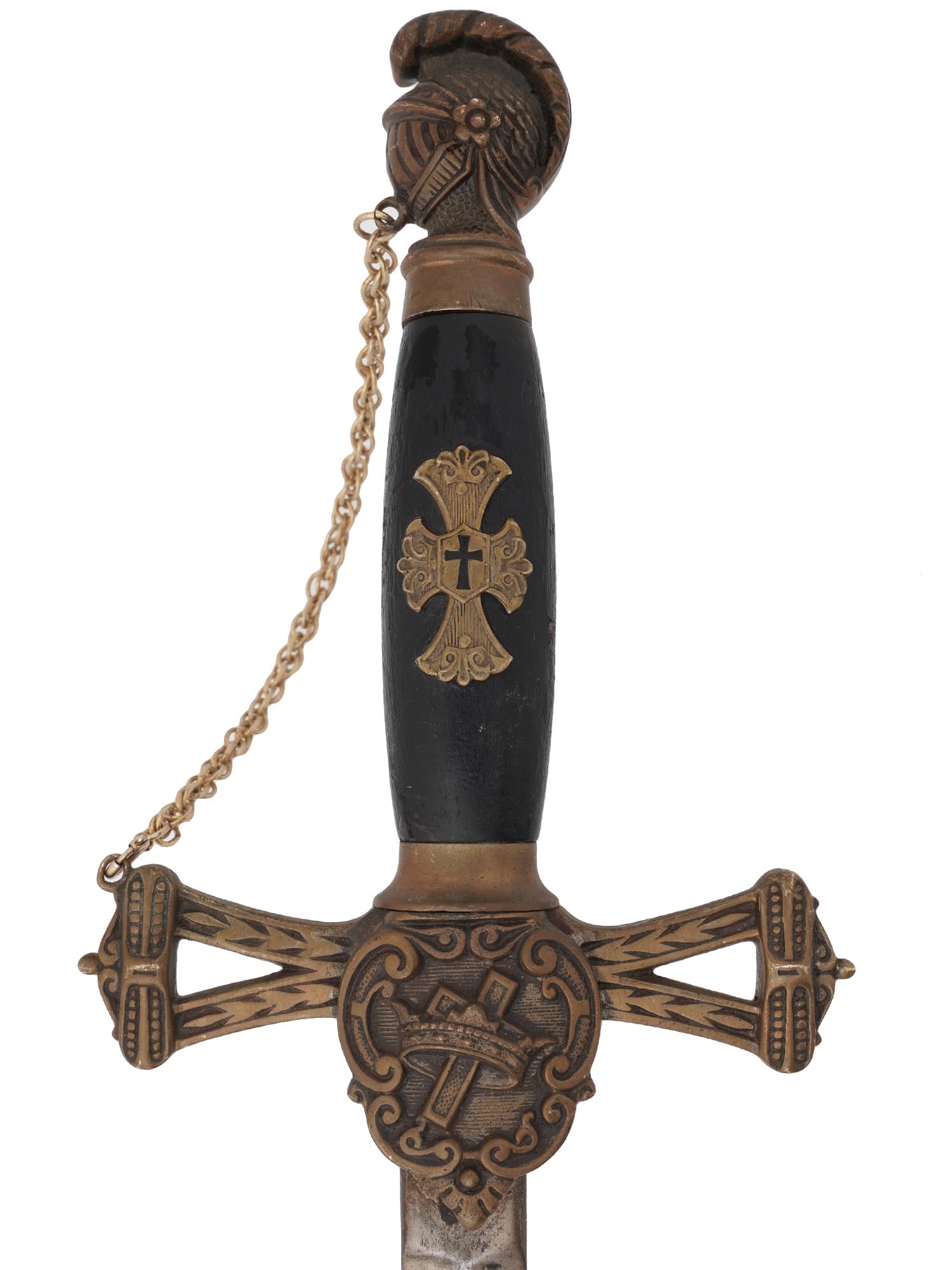 PETTIS AND CO 19TH C MASONIC PRESENTATION SWORD PIC-3