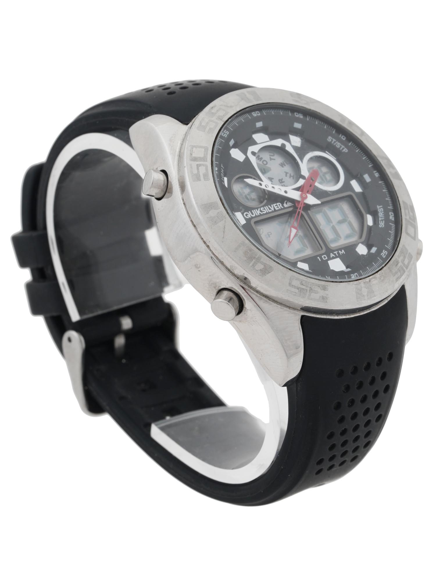 STAINLESS STEEL DIGITAL CHRONOGRAPH WRIST WATCH PIC-2