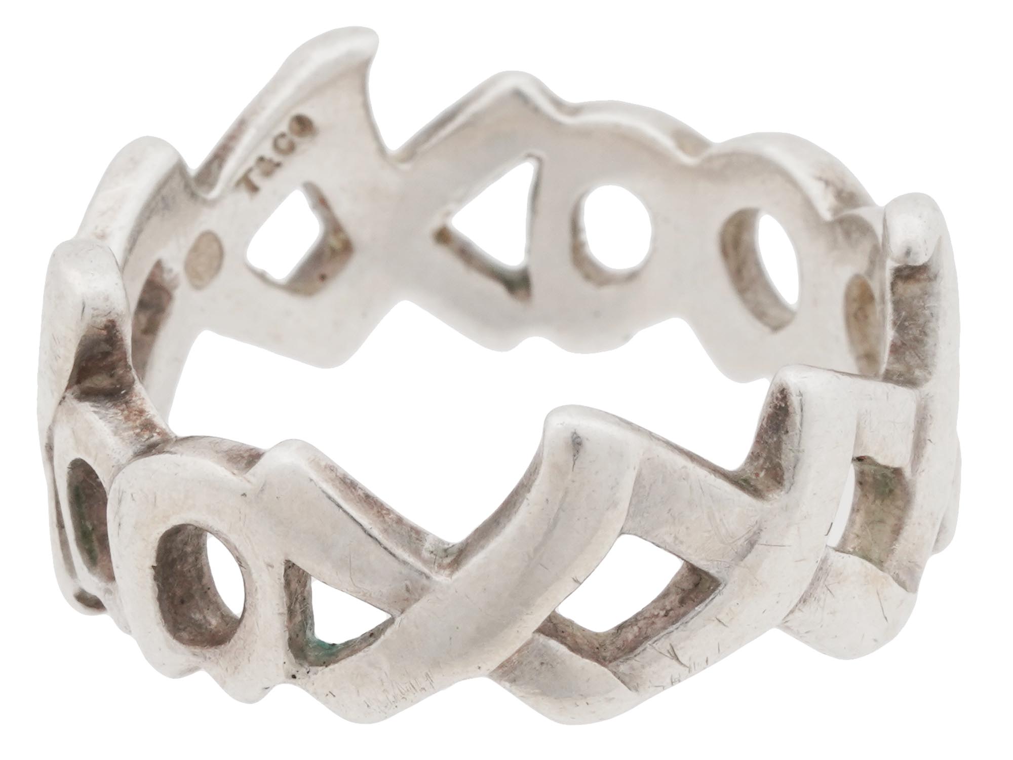 TIFFANY CO STERLING SILVER RING BY PALOMA PICASSO PIC-4