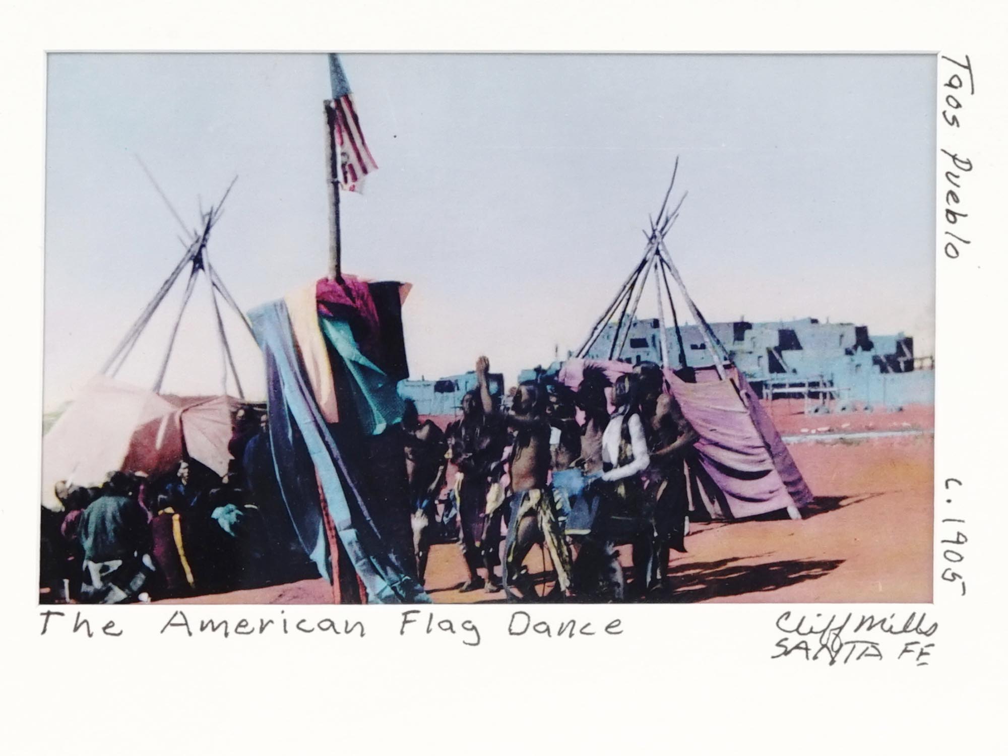 1905 THE AMERICAN FLAG DANCE PHOTO BY CLIFF MILLS PIC-1