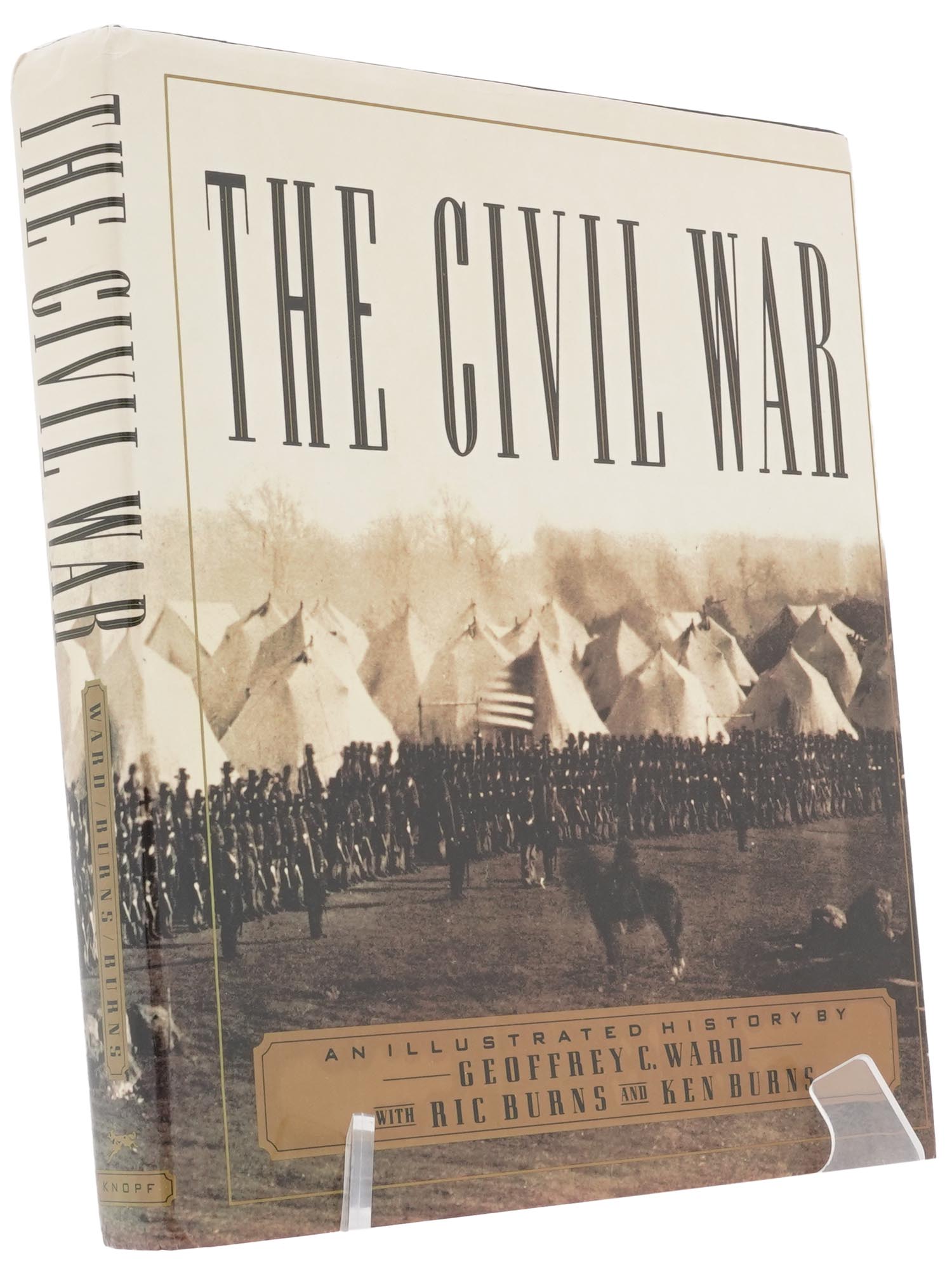 THE CIVIL WAR BOOK BY GEOFFREY WARD FIRST EDITION PIC-0