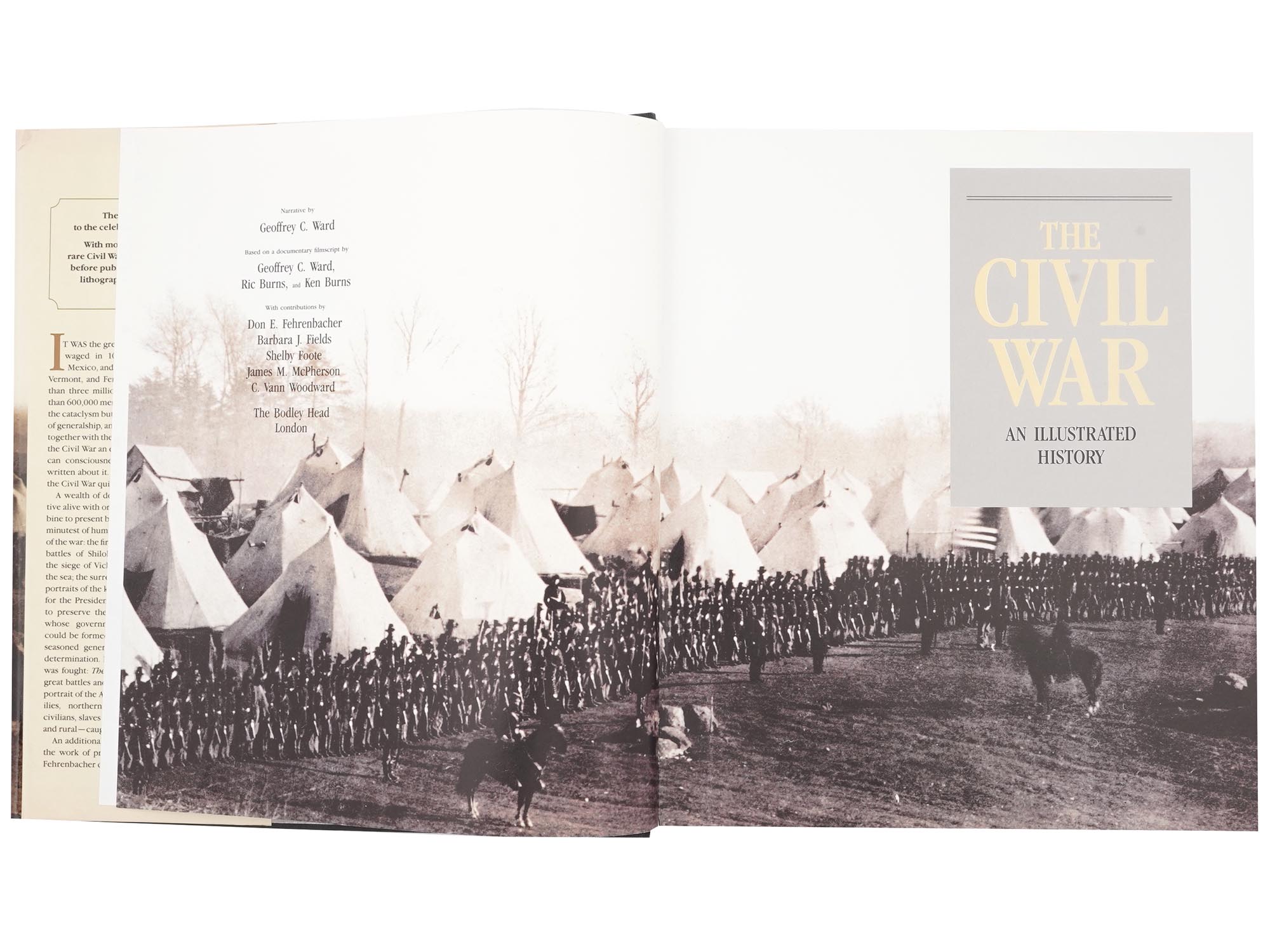 THE CIVIL WAR BOOK BY GEOFFREY WARD FIRST EDITION PIC-3