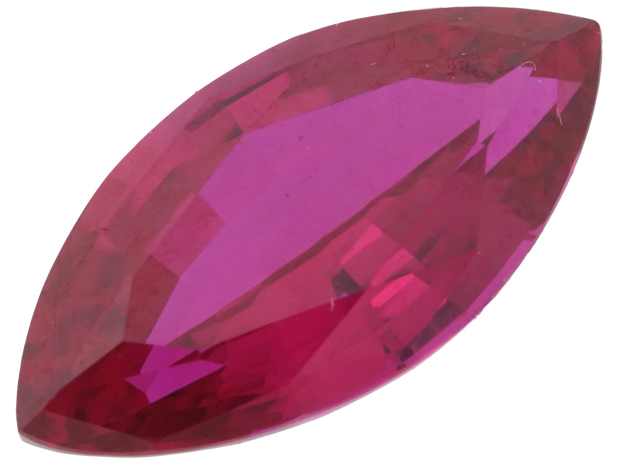 2 CARAT MARQUISE CUT BURMA RUBY GEMSTONE PIC-1