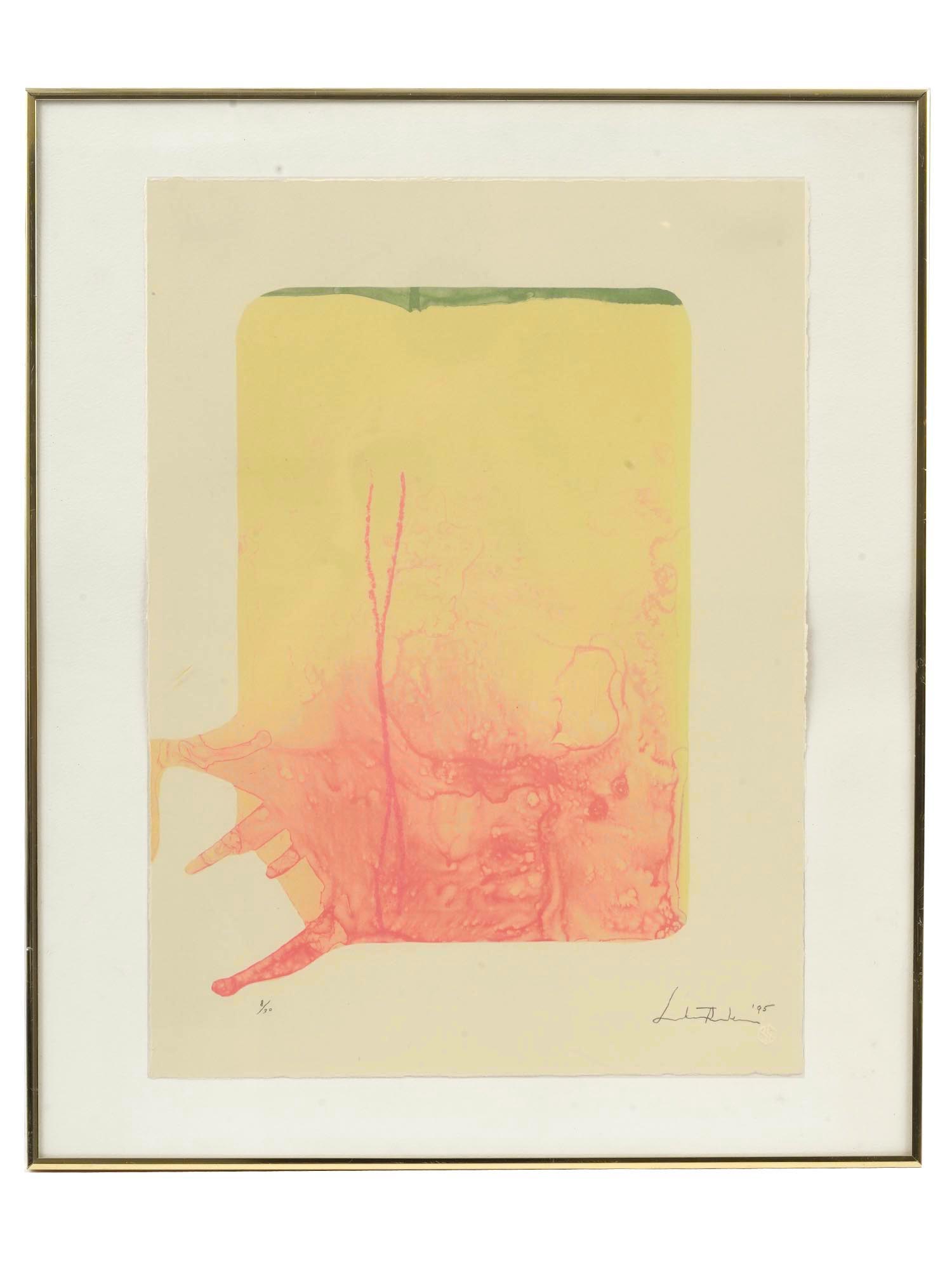 1995 AMERICAN LITHOGRAPH BY HELEN FRANKENTHALER